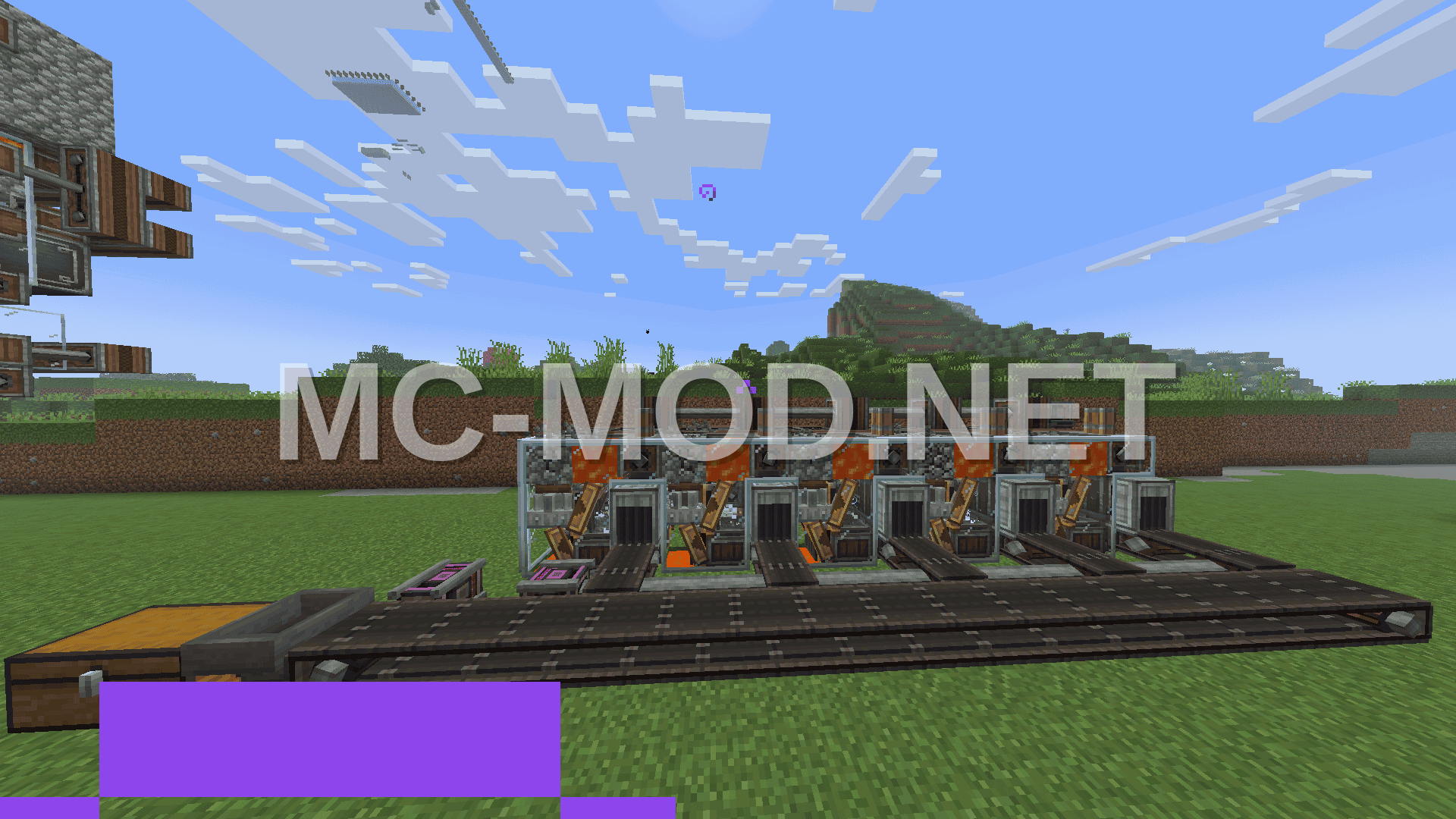 Compact Iron Farm For Create Mod