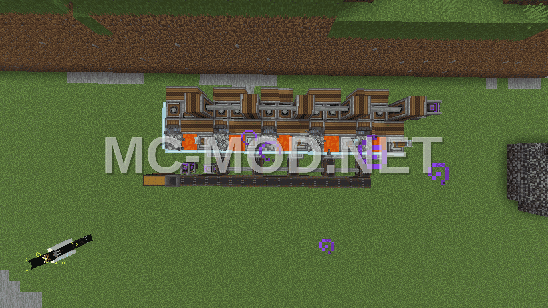 Compact Iron Farm For Create Mod