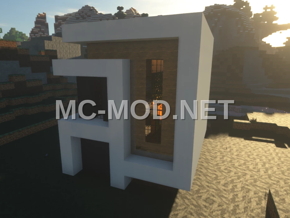 Compact Modern House With White Concrete