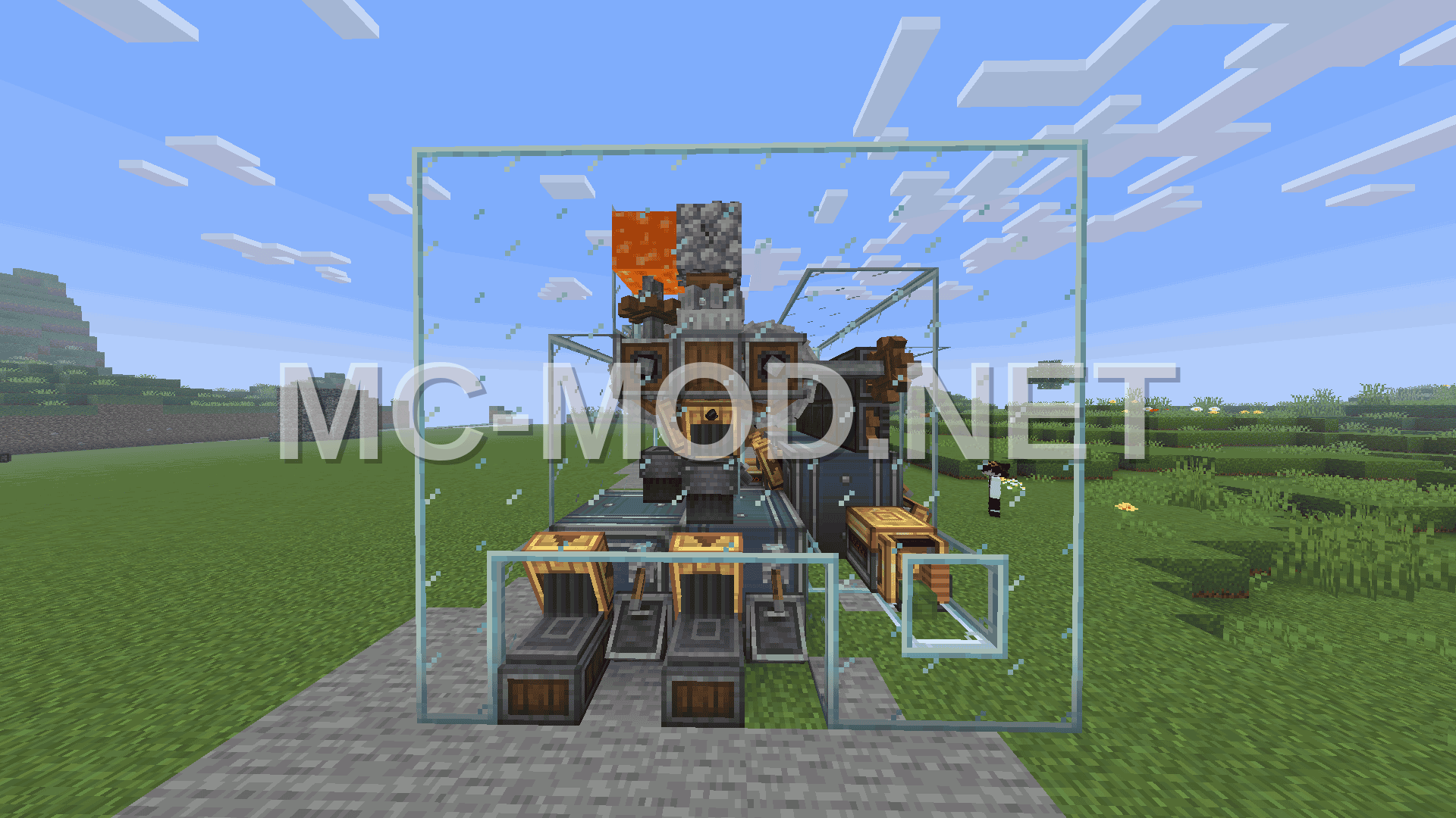 Compact Quartz and Gold Farm for Create Mod