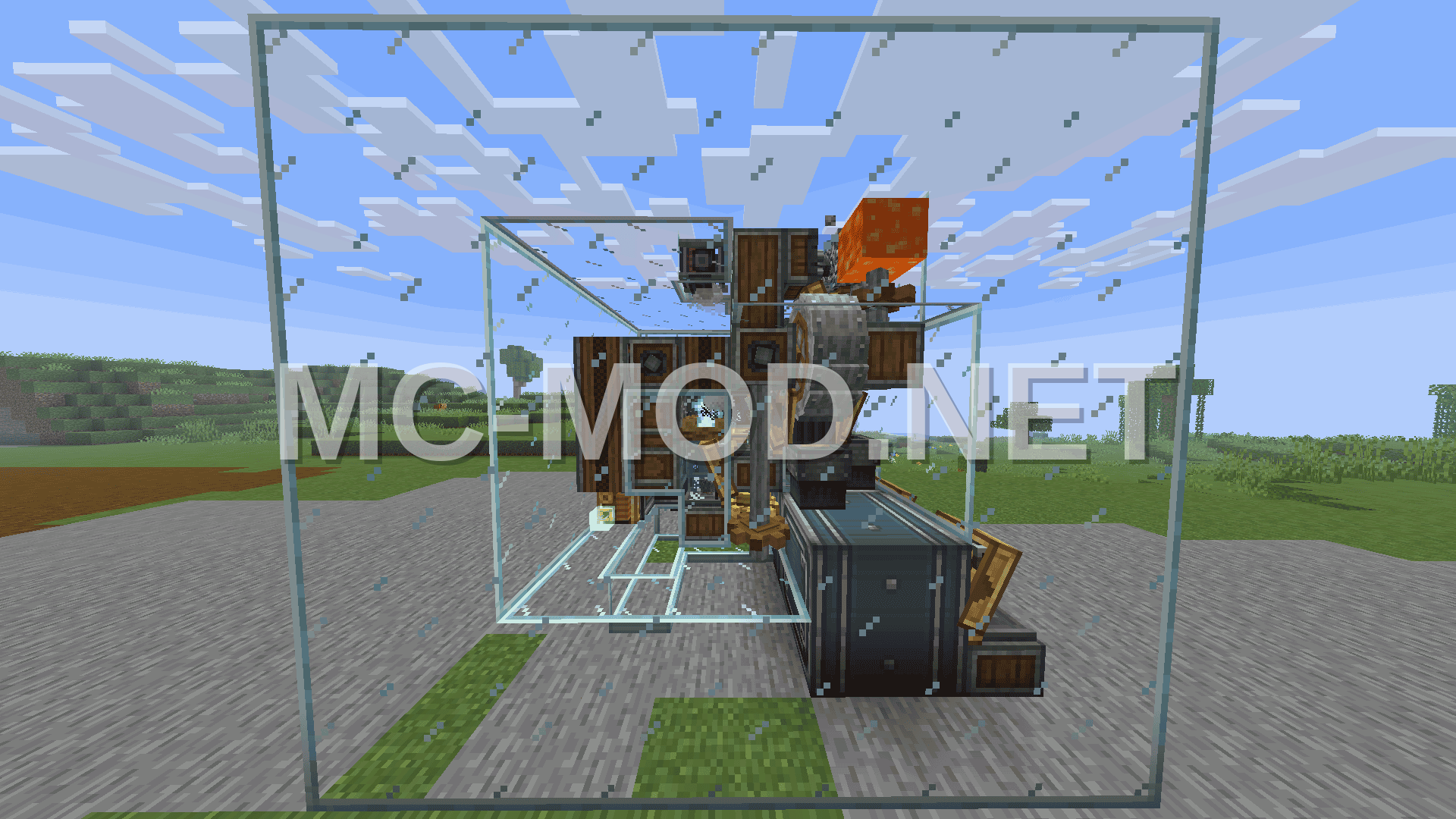 Compact Quartz and Gold Farm for Create Mod