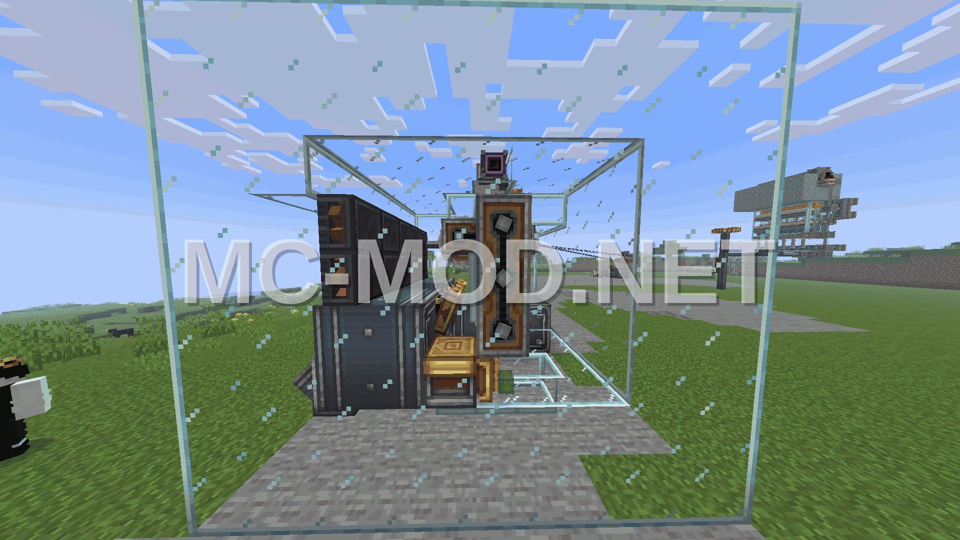 Compact Quartz and Gold Farm for Create Mod