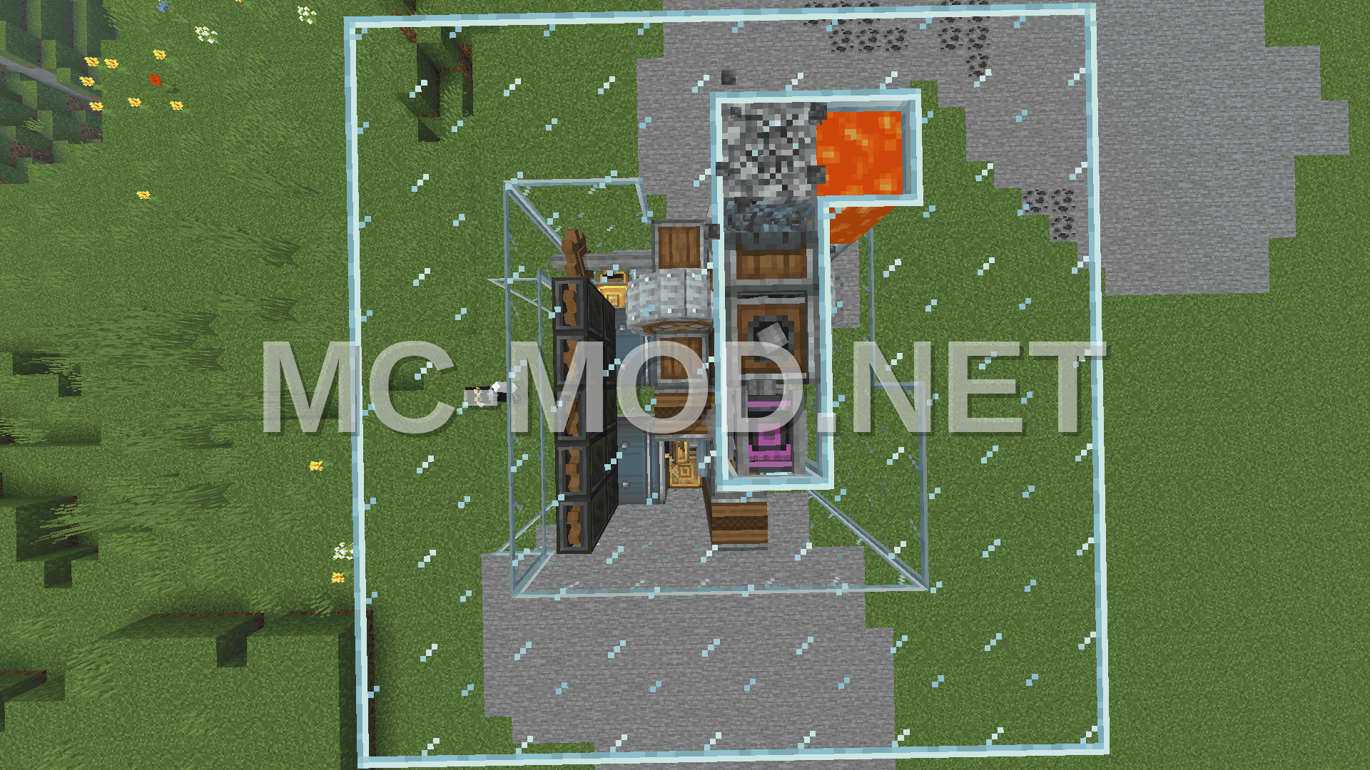 Compact Quartz and Gold Farm for Create Mod