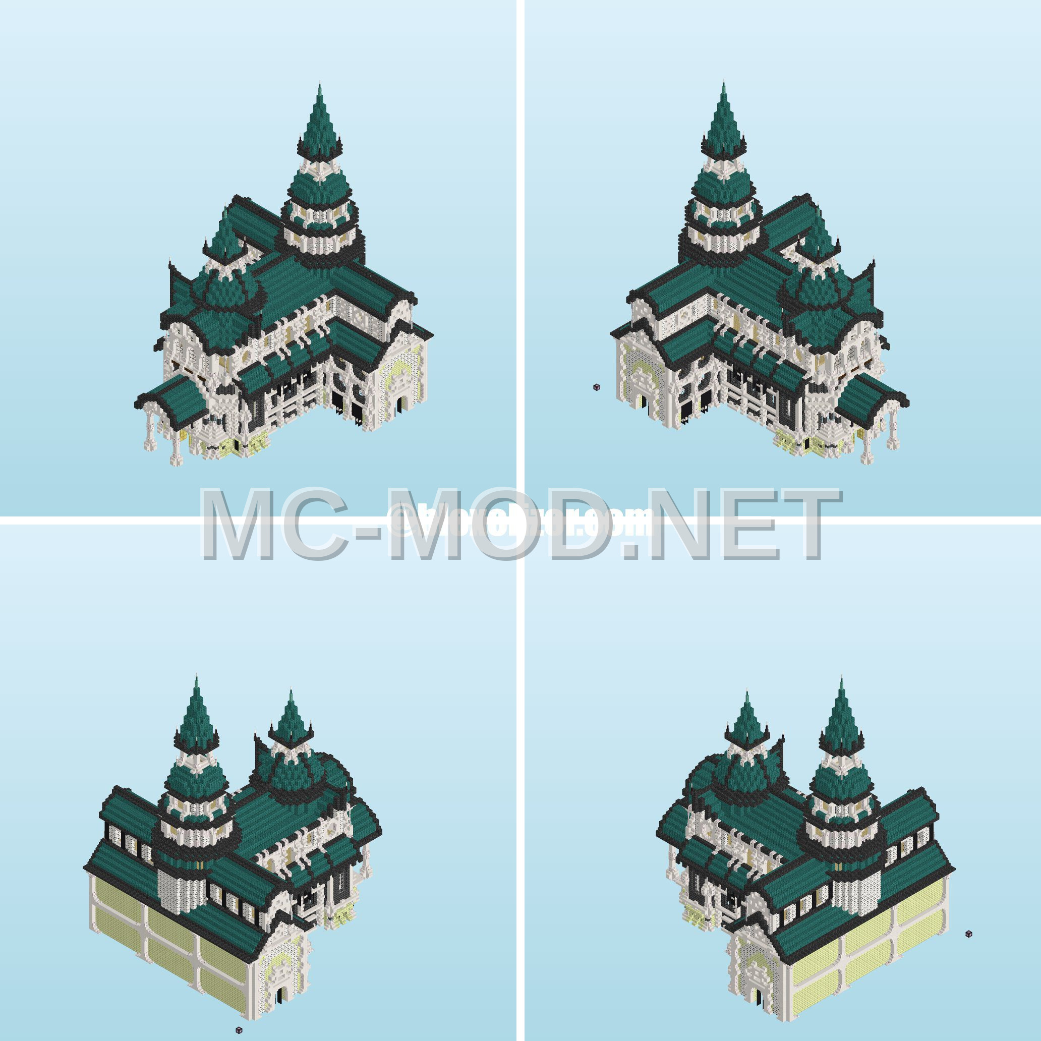 Compact White Palace