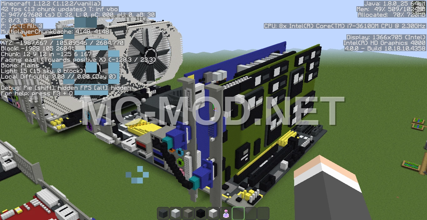 Computer Pixel Art Build