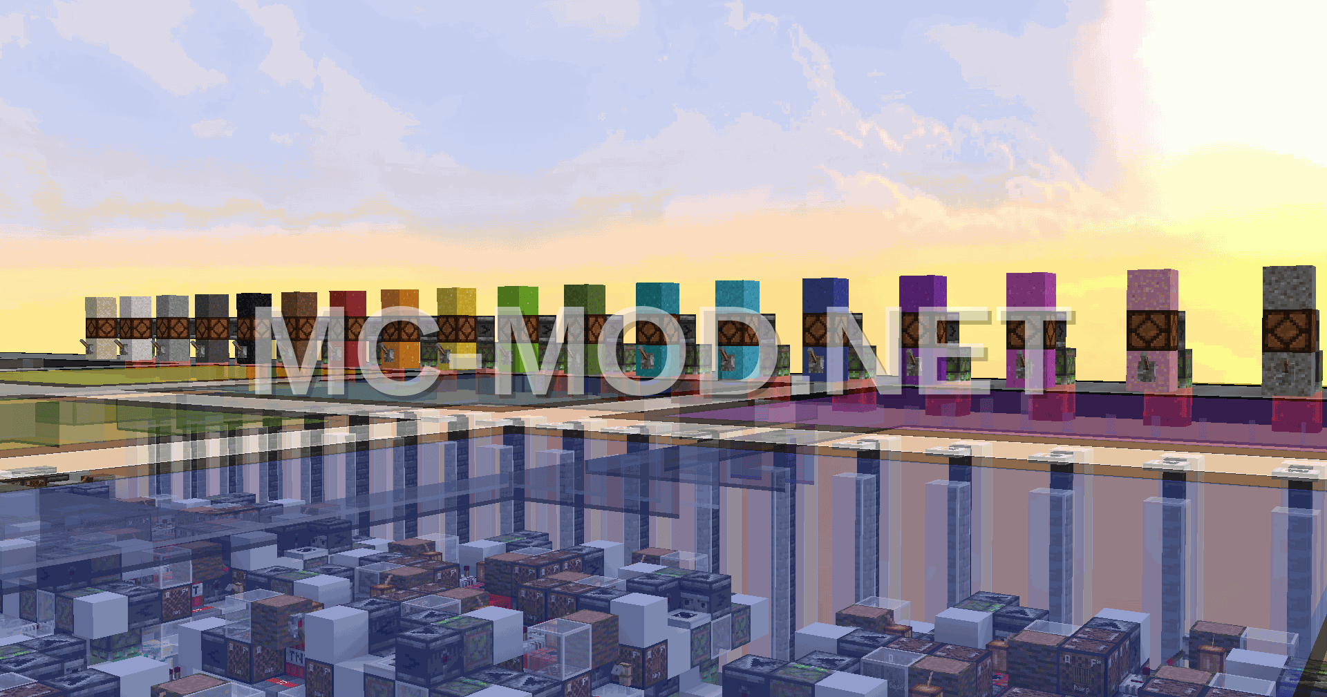 Concrete Factory With All Colors