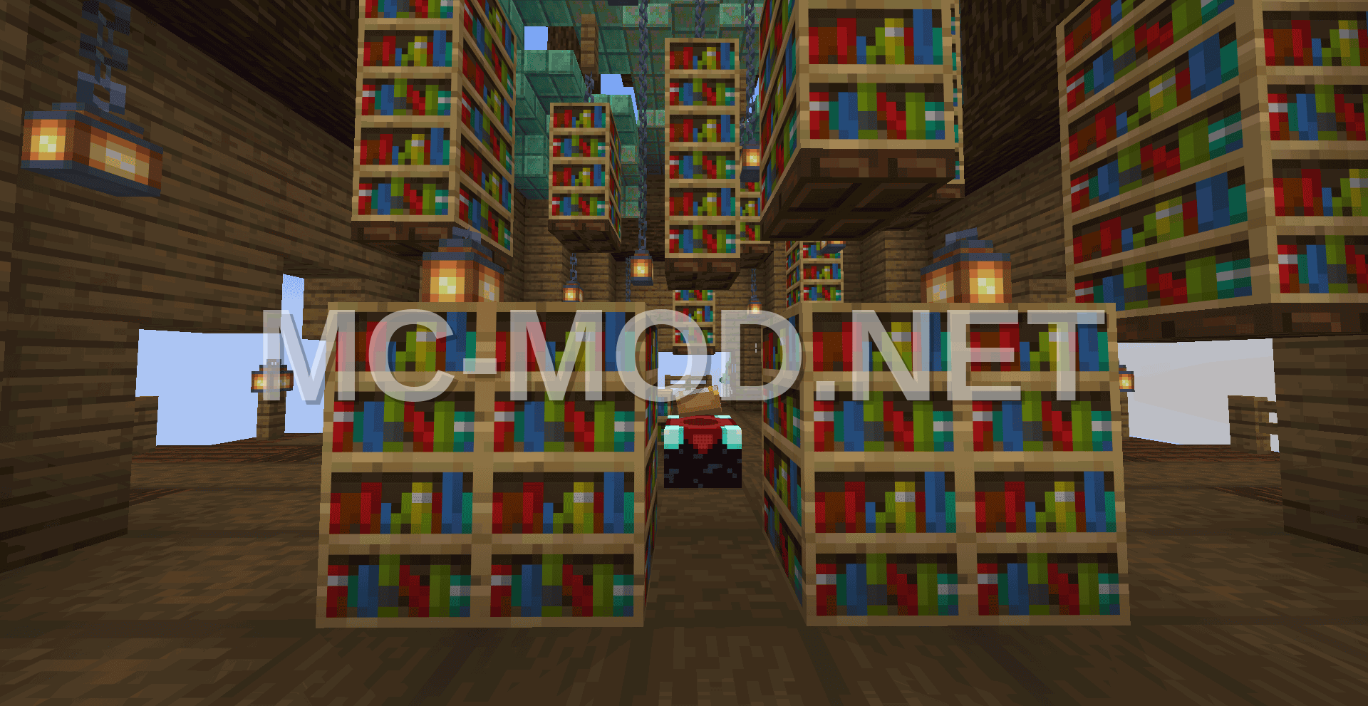 Copper Mage Tower Snowy Village Build