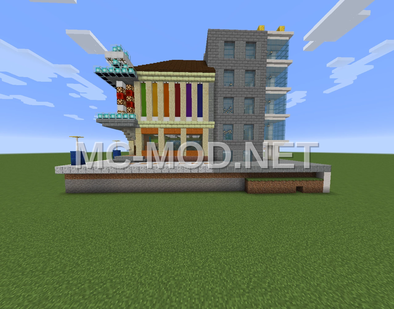 Corner Cinema and Houses
