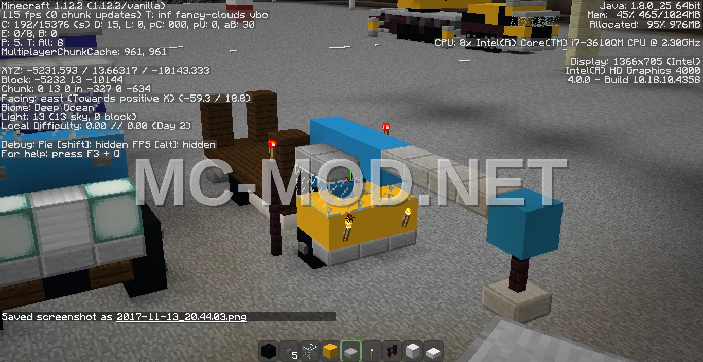 Crane Truck Self Loader Vehicle
