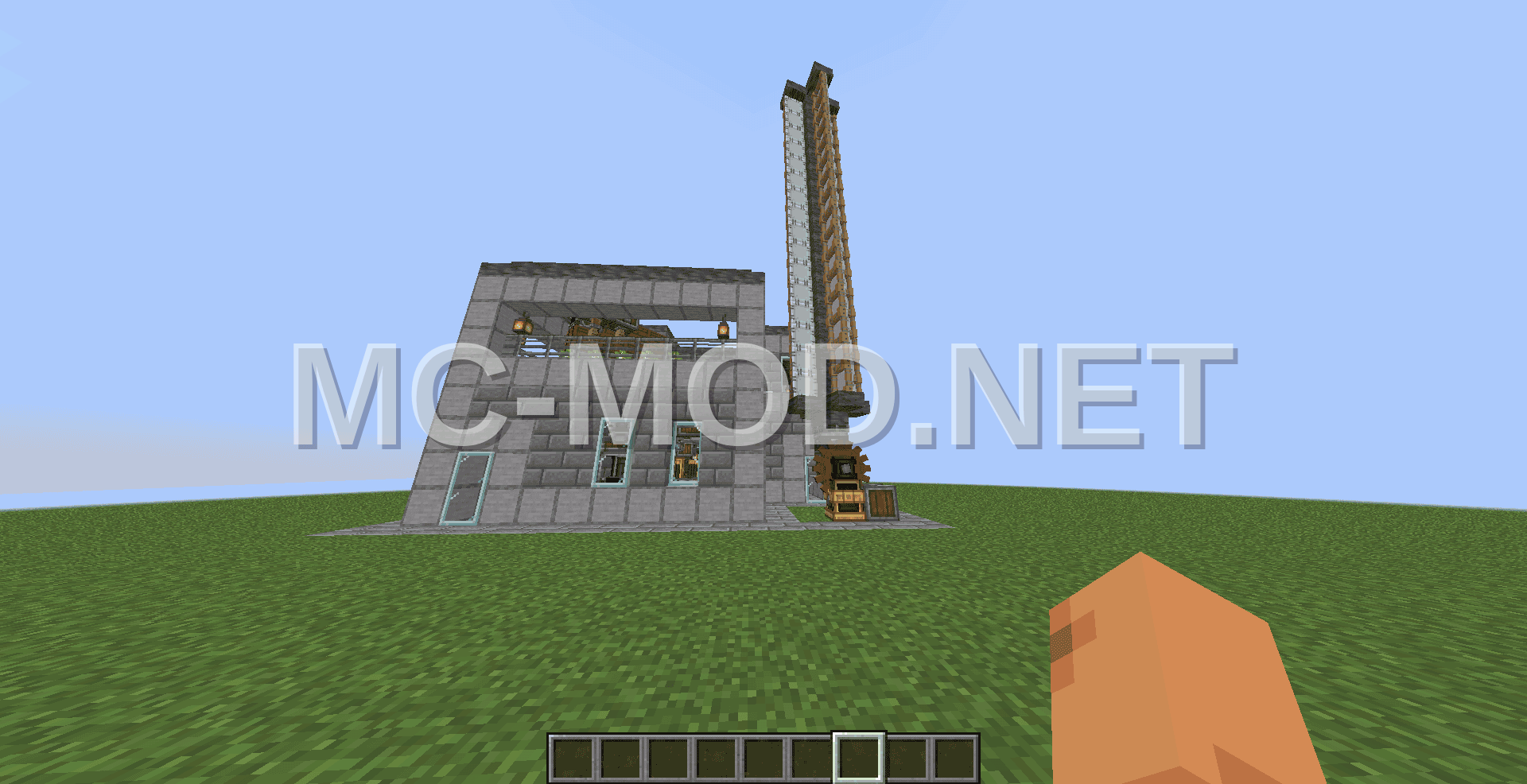 Create Mod Birch Lumber Mill and Factory