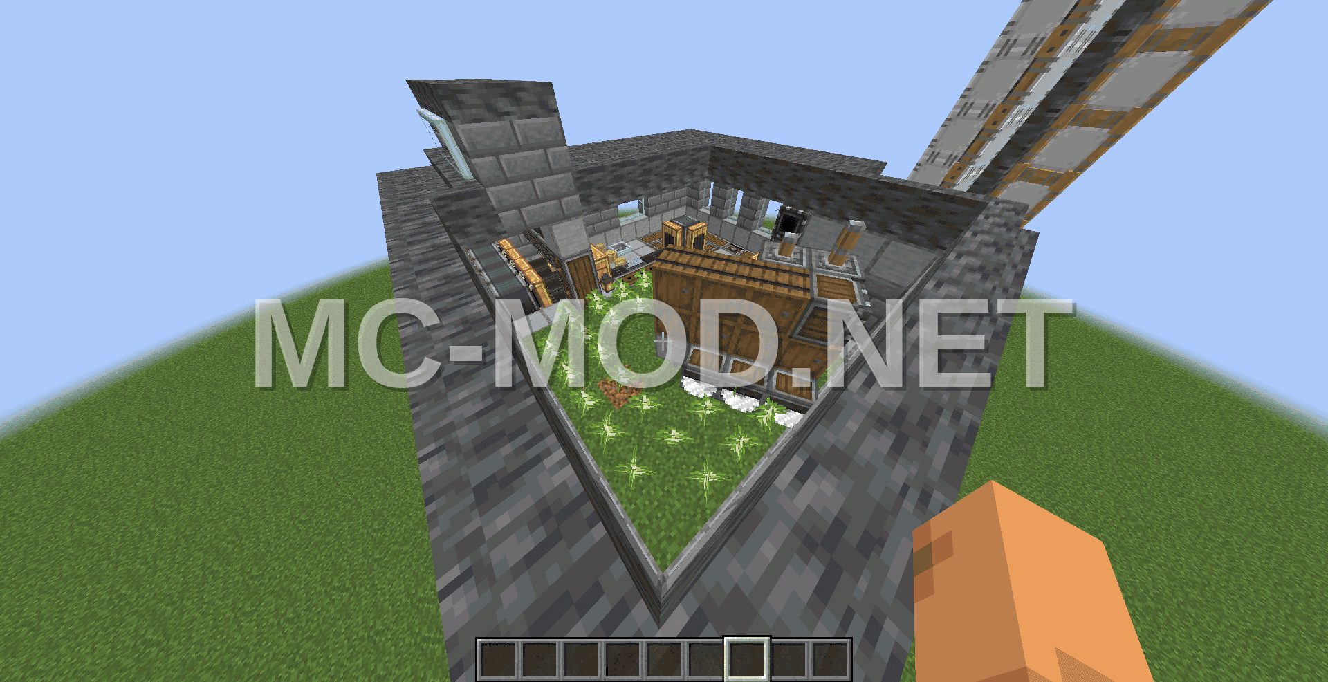 Create Mod Birch Lumber Mill and Factory