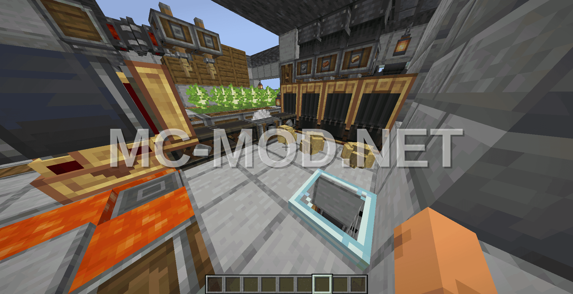 Create Mod Birch Lumber Mill and Factory