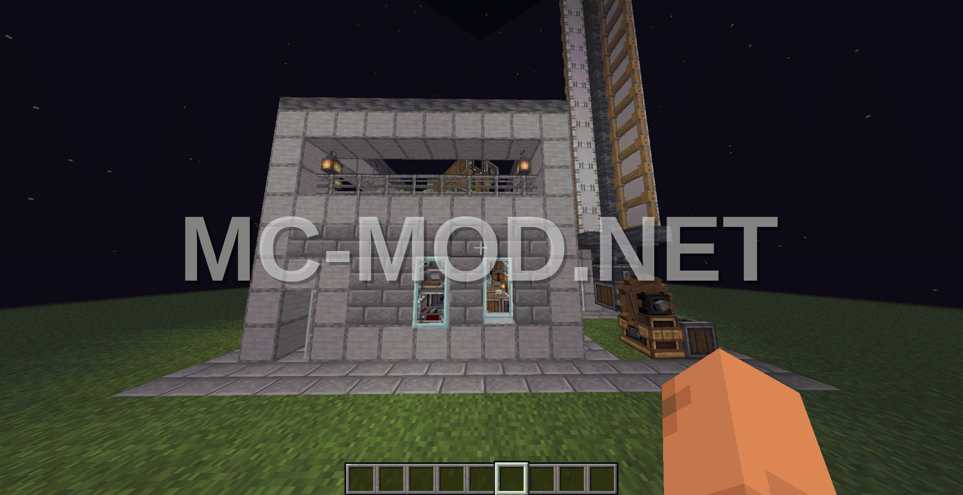 Create Mod Birch Lumber Mill and Factory
