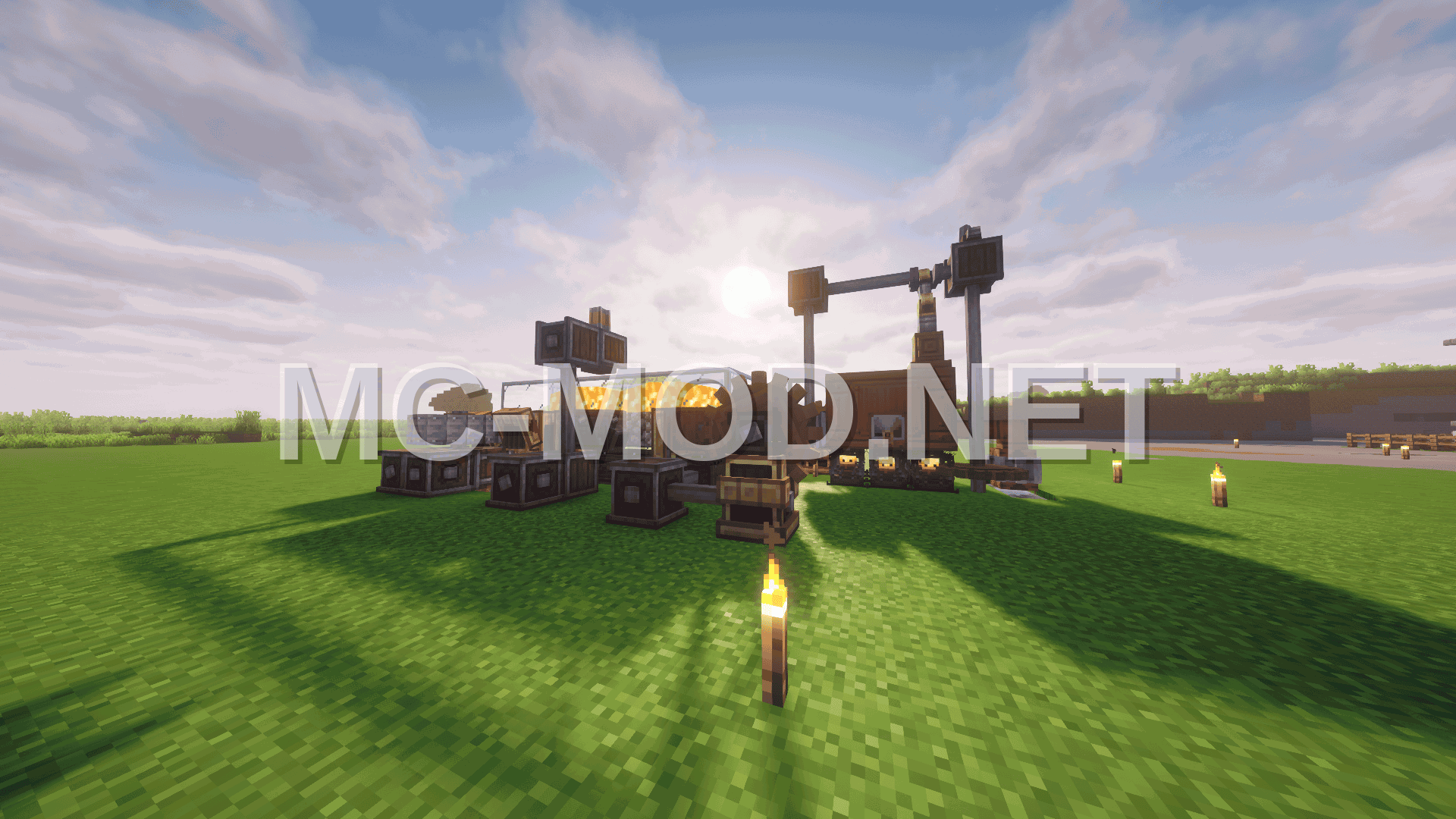 Create Mod Iron Farm – Redstone Mob Farm