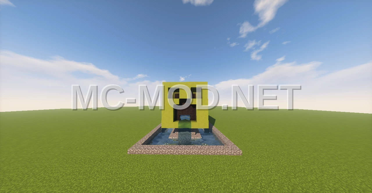 Creeper Head Fountain
