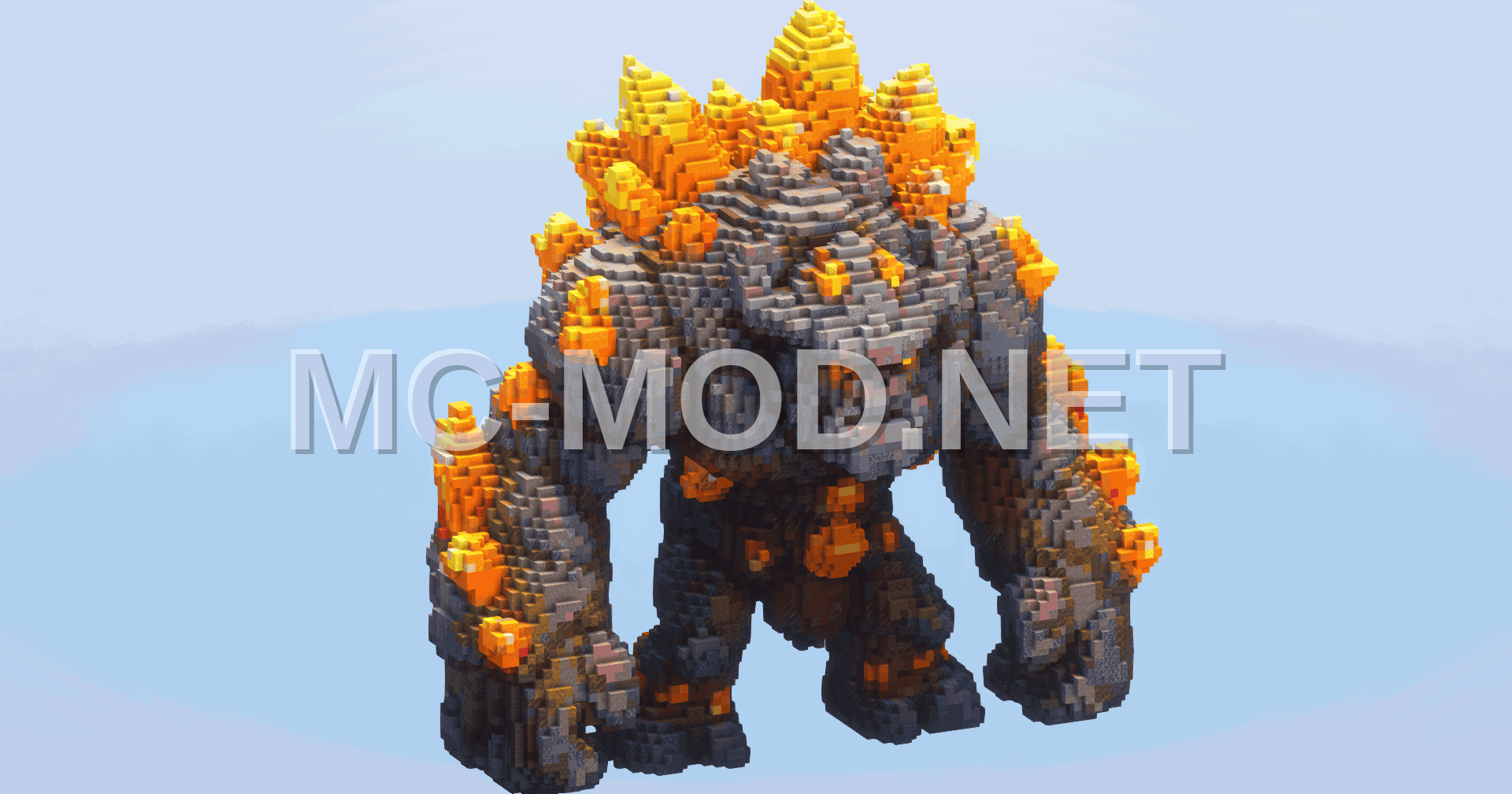 Crystal Golem Statue