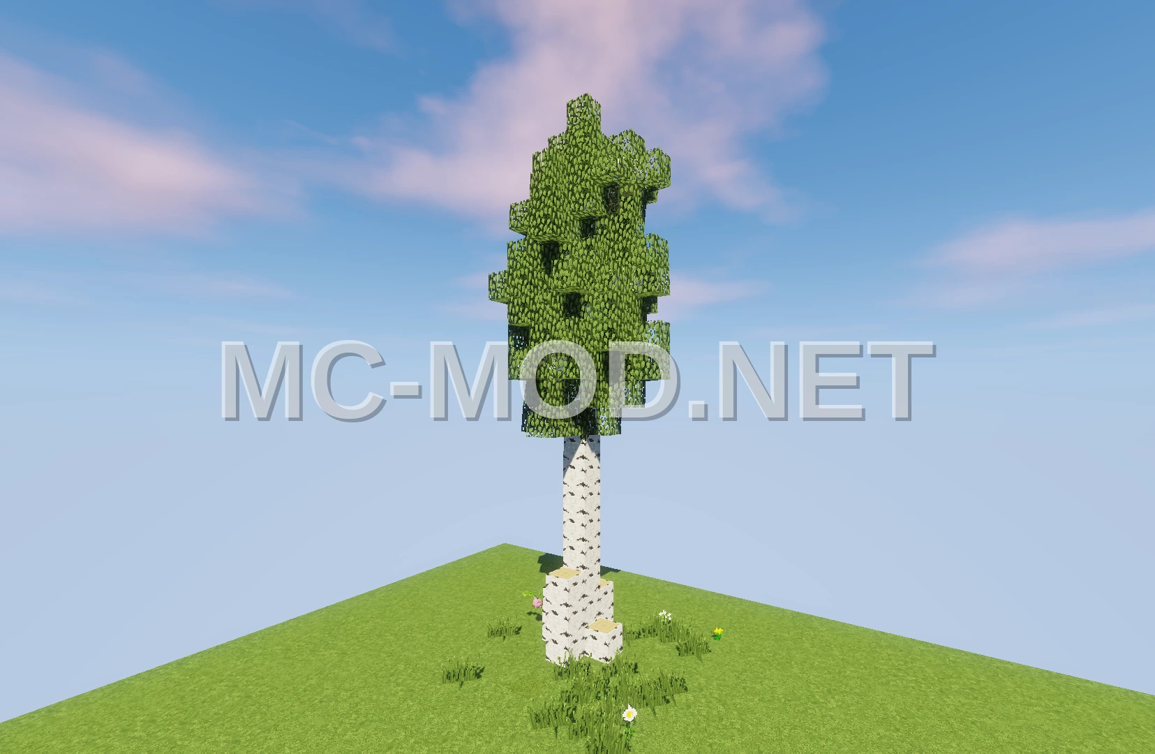 Custom Birch Tree Decoration