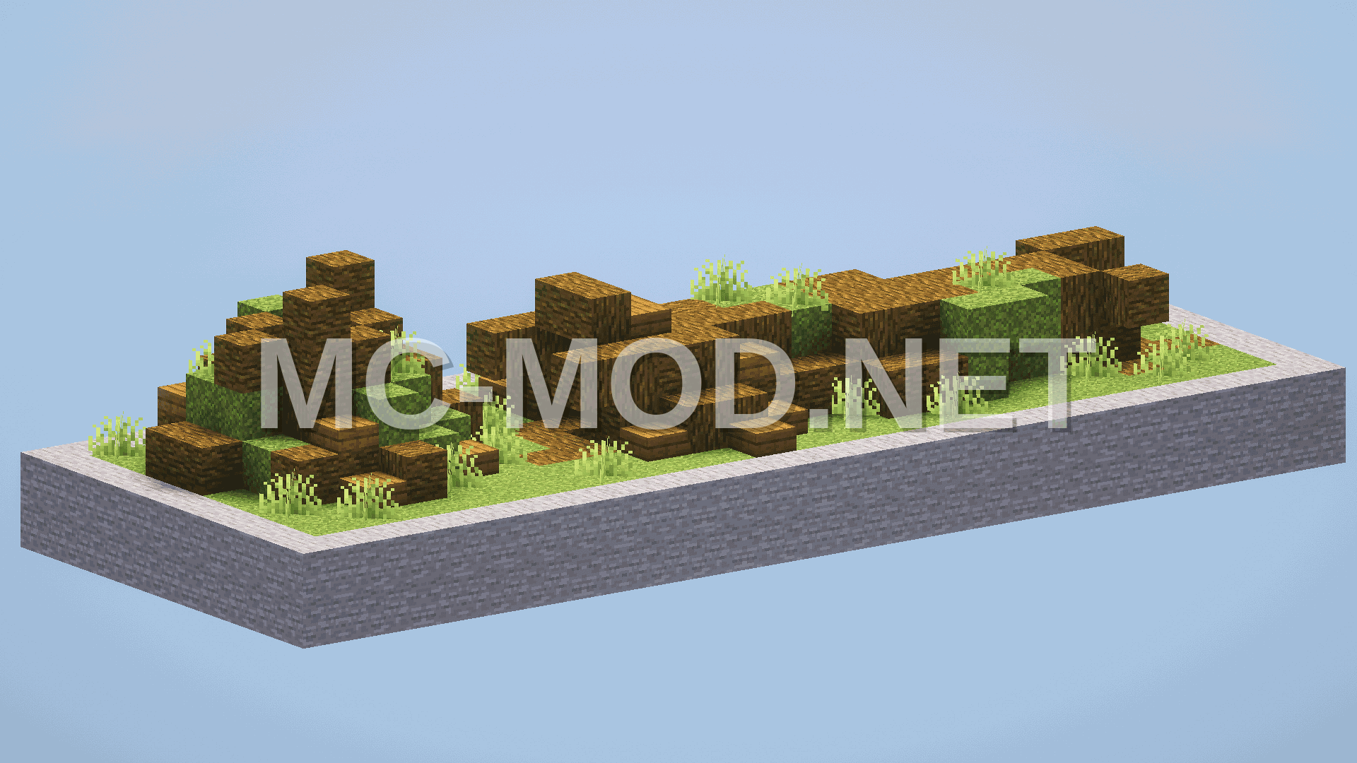 Custom Jungle Fallen Trees Structure