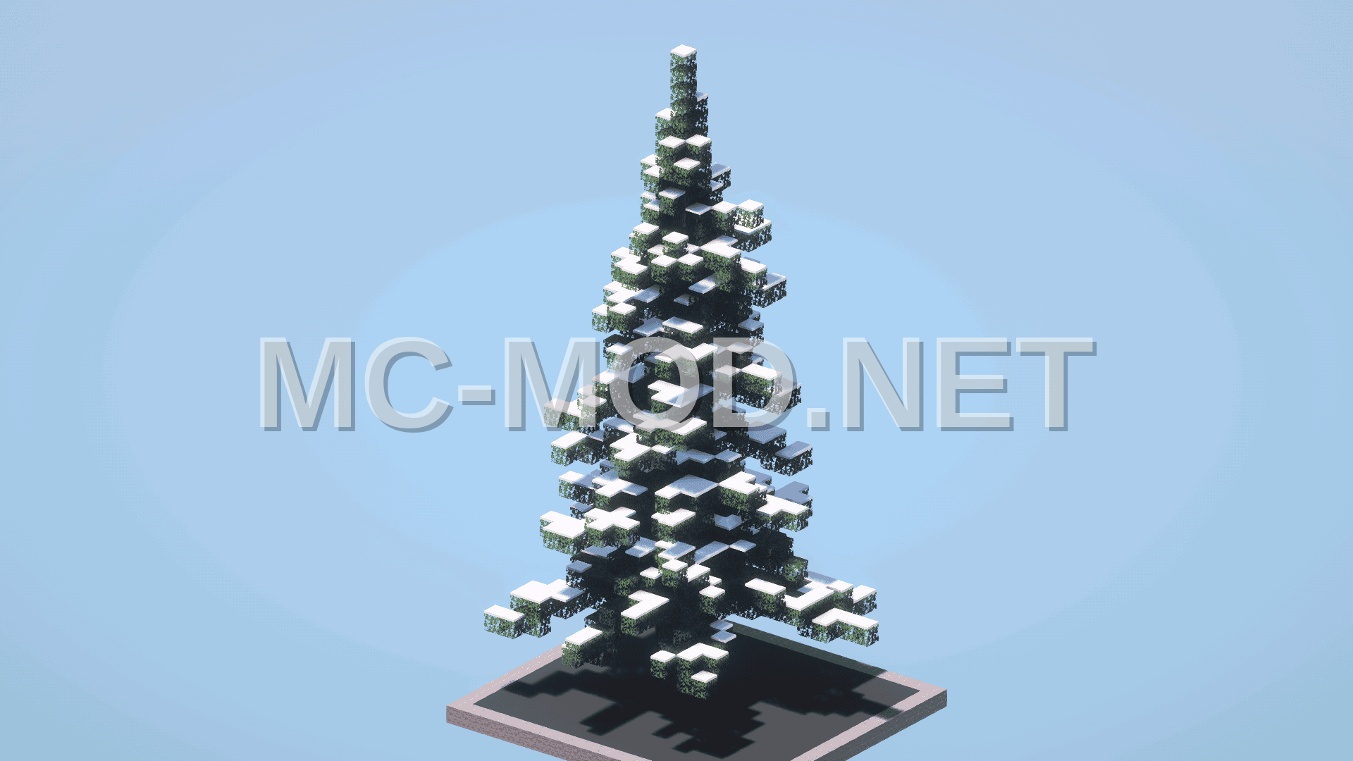 Custom Spruce Trees Minecraft Pack