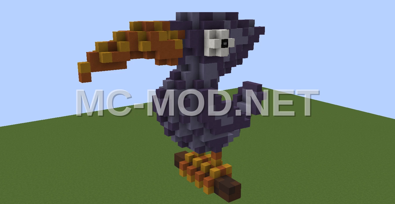 Cute Blue Bird Statue