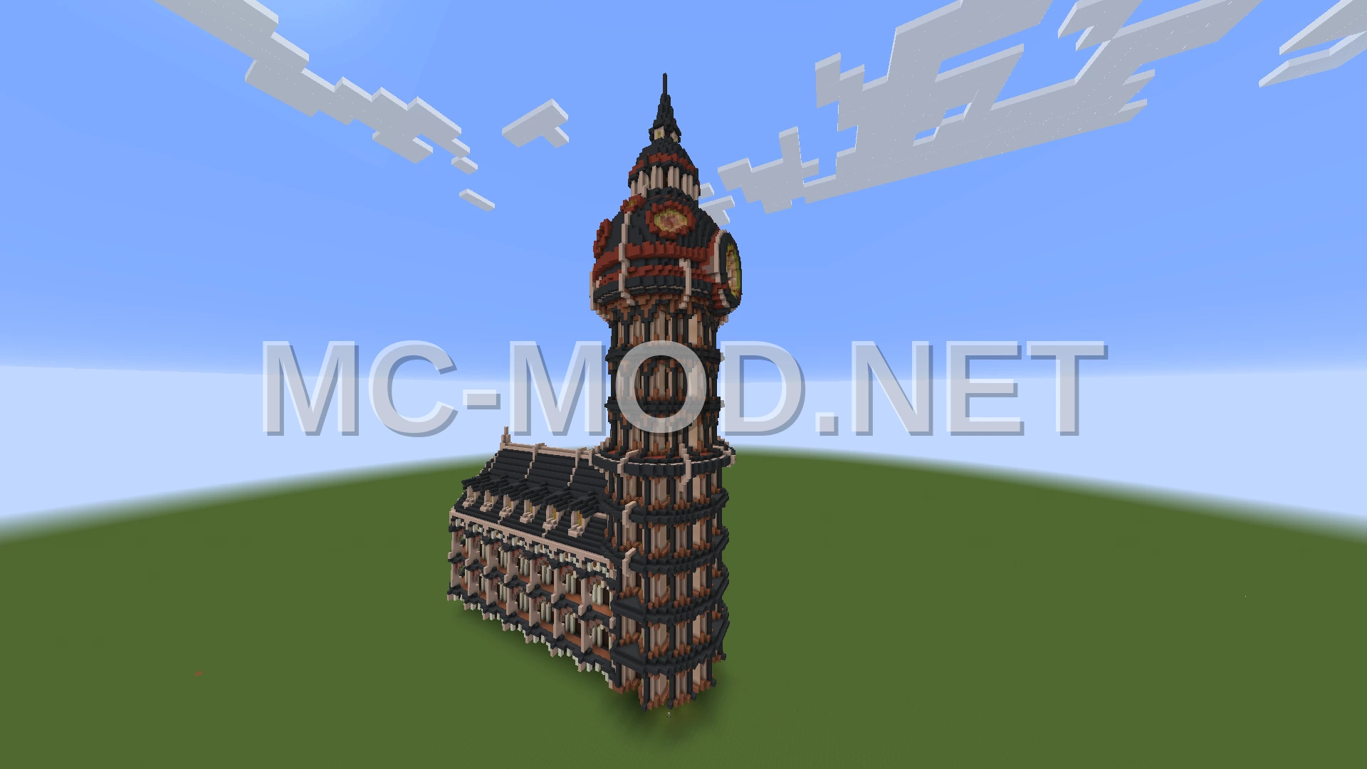 Dark Luminous Night Tower