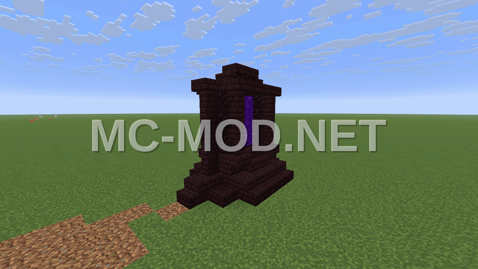 Dark Nether Portal Decoration