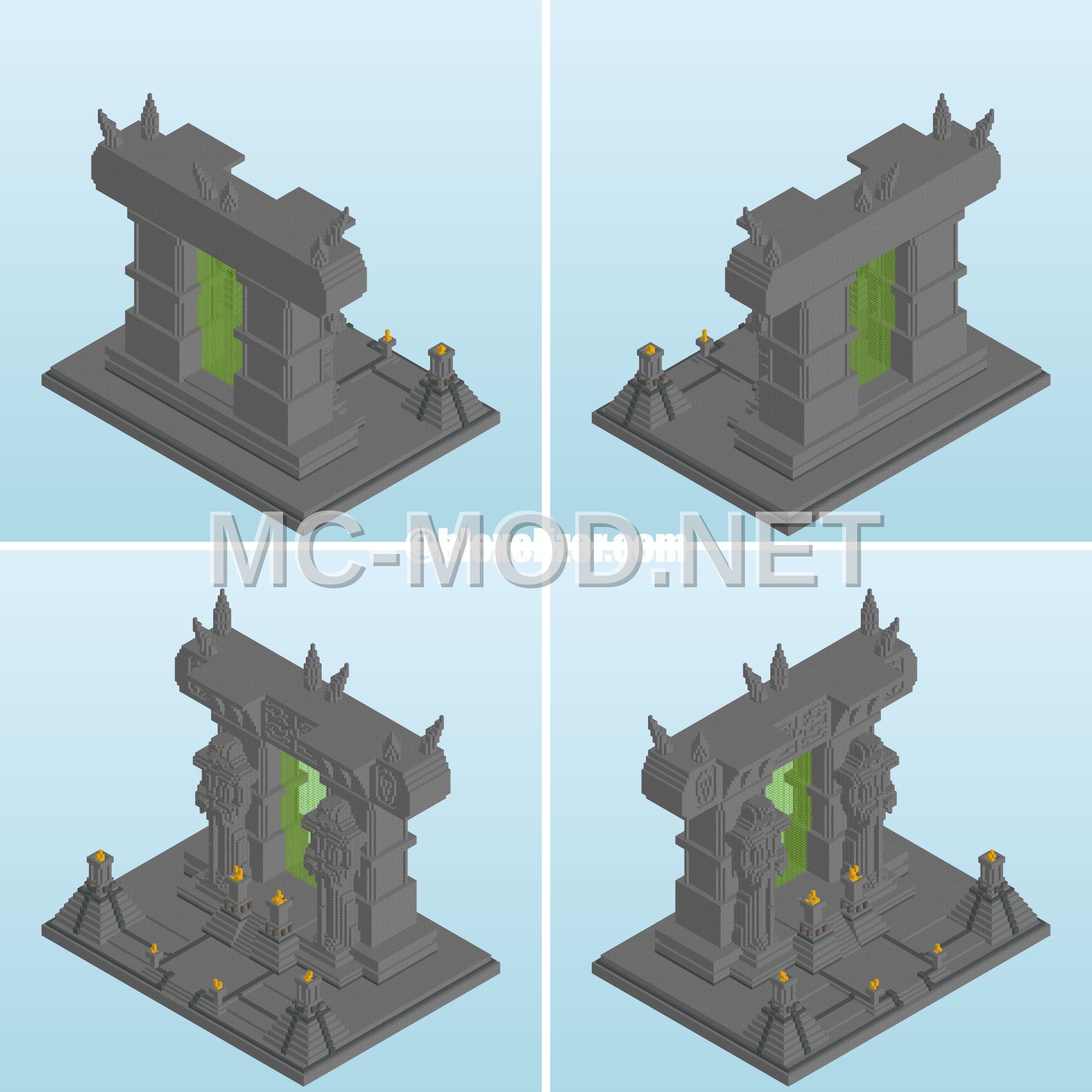 Mysterious Dark Portal Structure