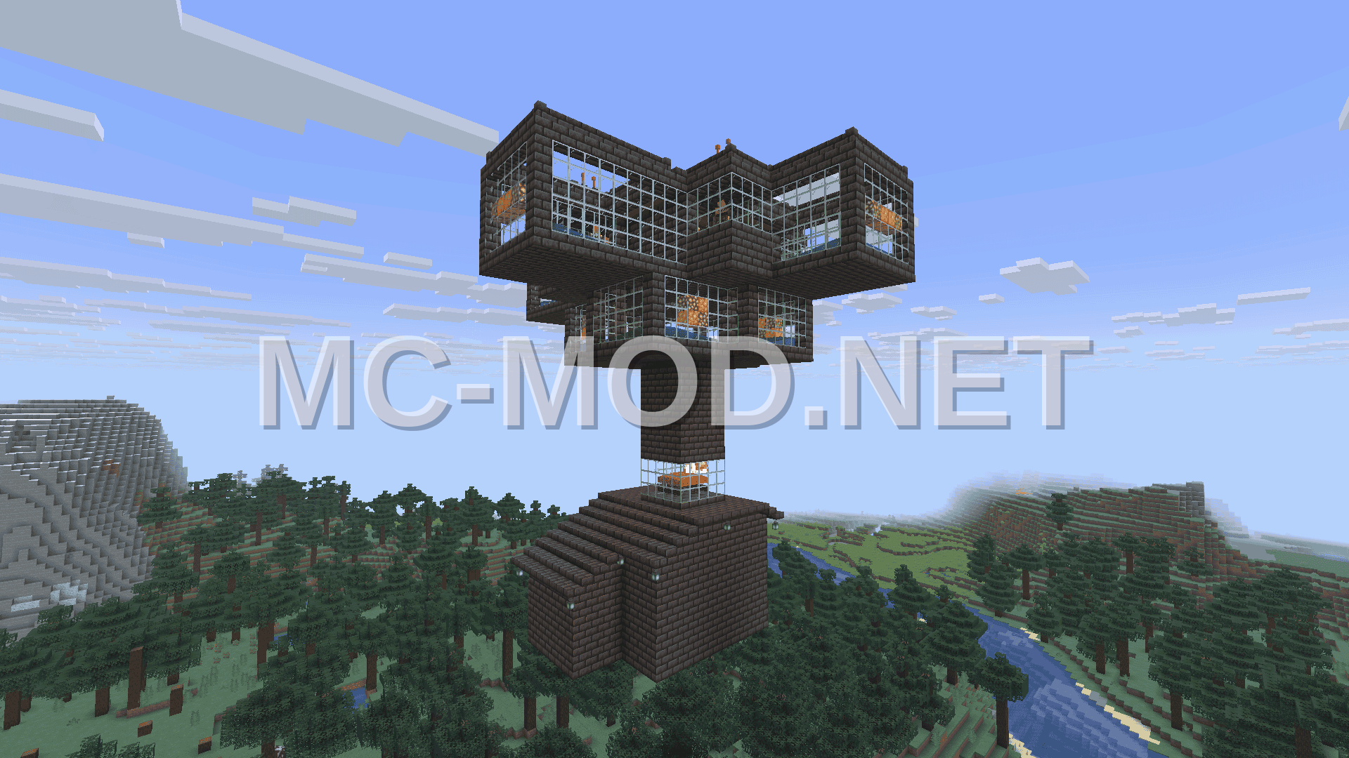 Decorated Iron Farm Structure