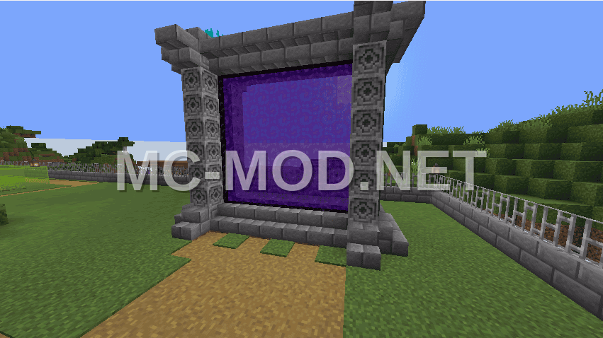 Decorated Nether Portal 6×6