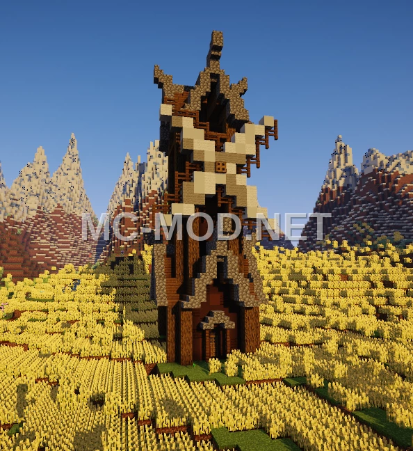 Decorative Medieval Windmill