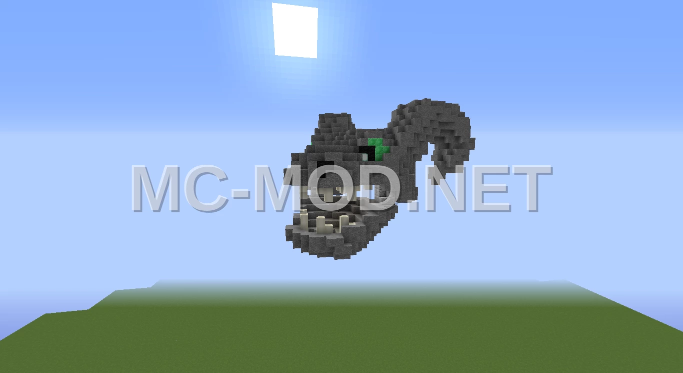 Demon Dragon Skull Structure