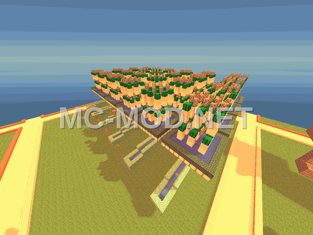 Desert Cactus Farm Structure
