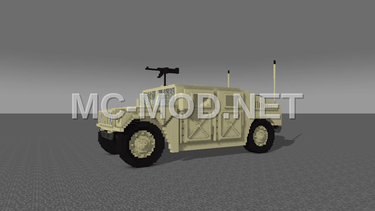 Desert Humvee Vehicle
