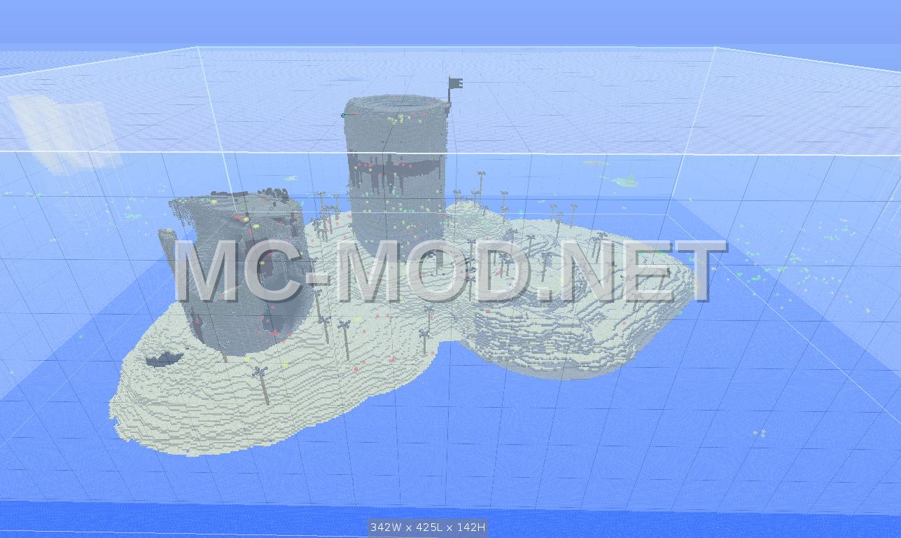 Desert Island Ruin Towers
