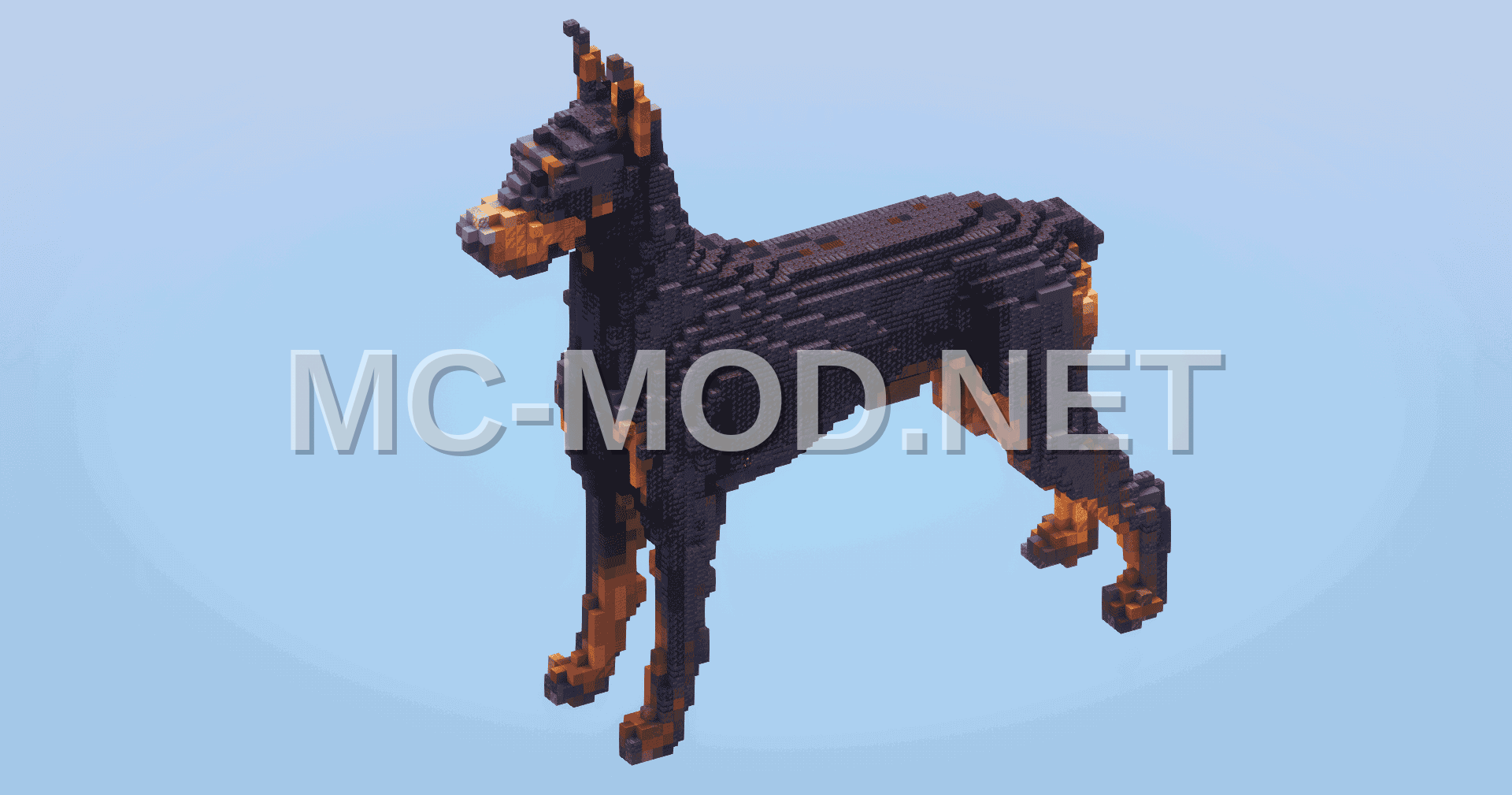 Dobermann Statue