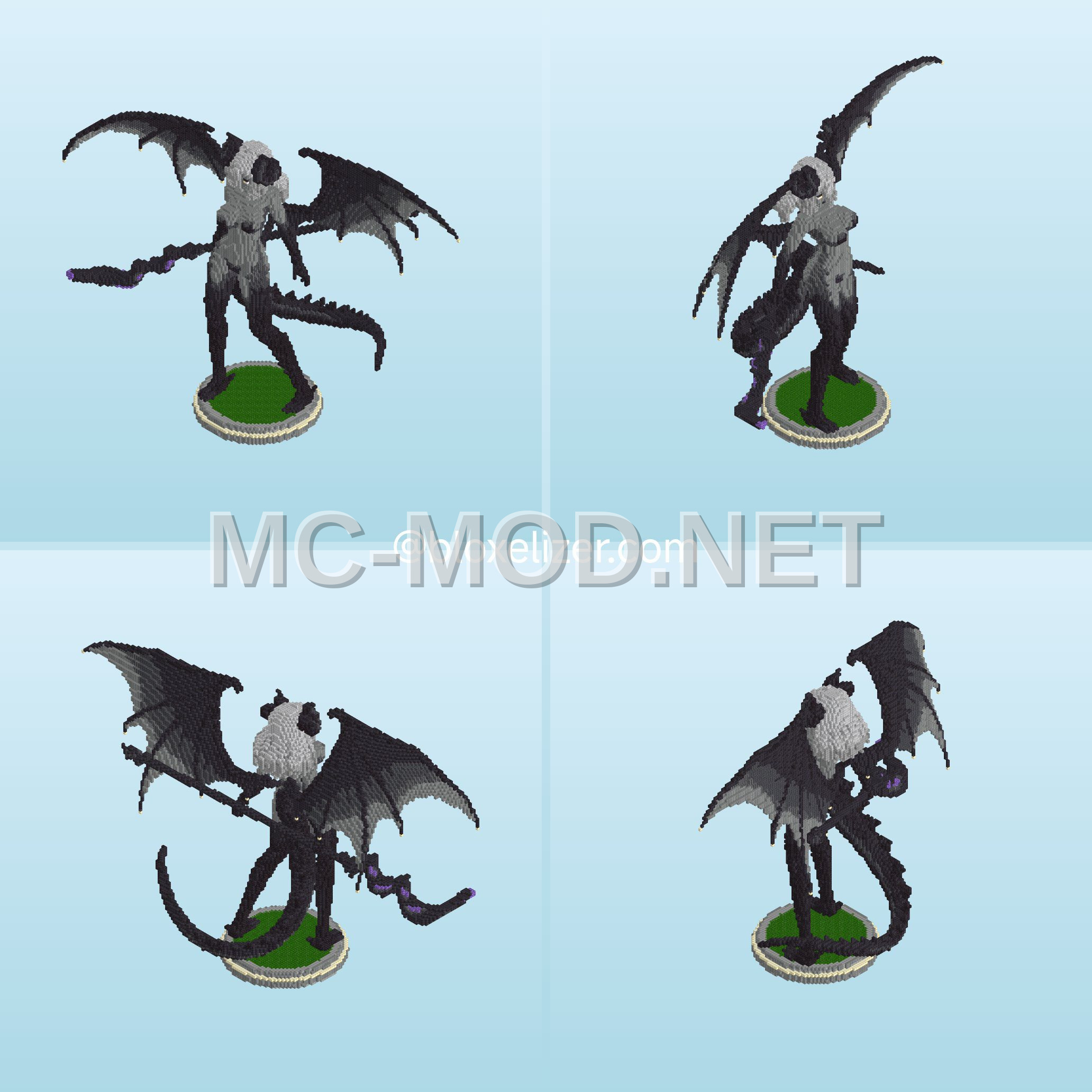 Dragon Girl Statue