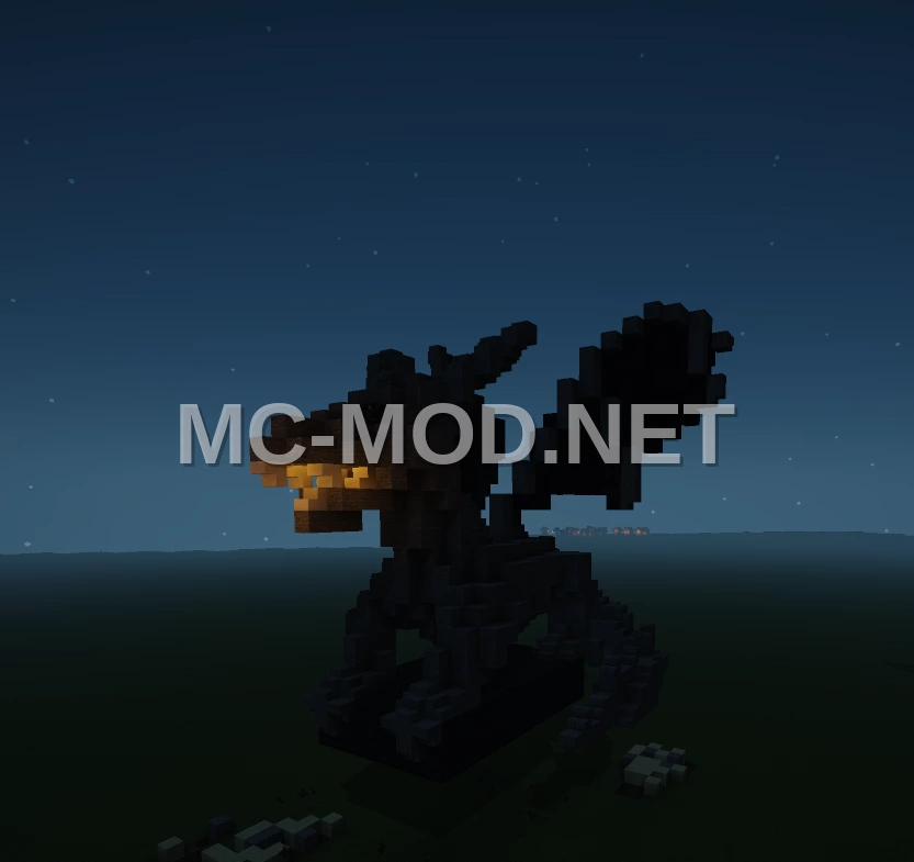 Dragon Statue – Polished Blackstone & Stone