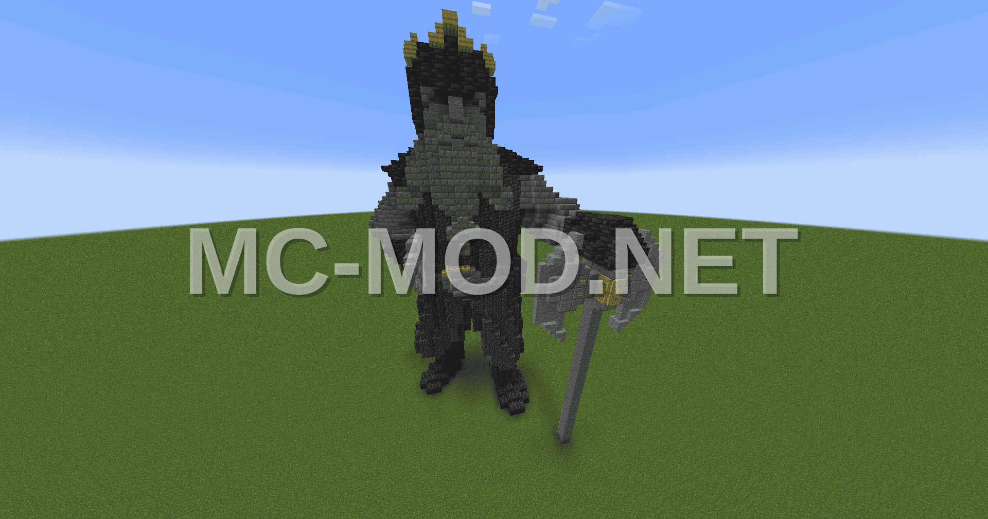 Dwarf Warrior Guardian Monument