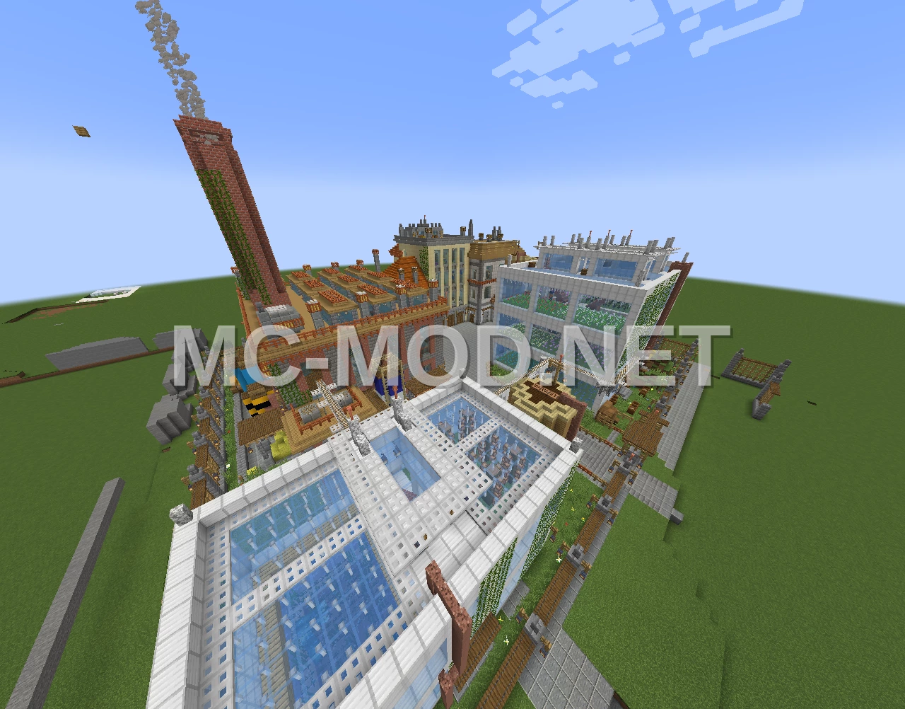 Functional Dye Factory and Flower Farm