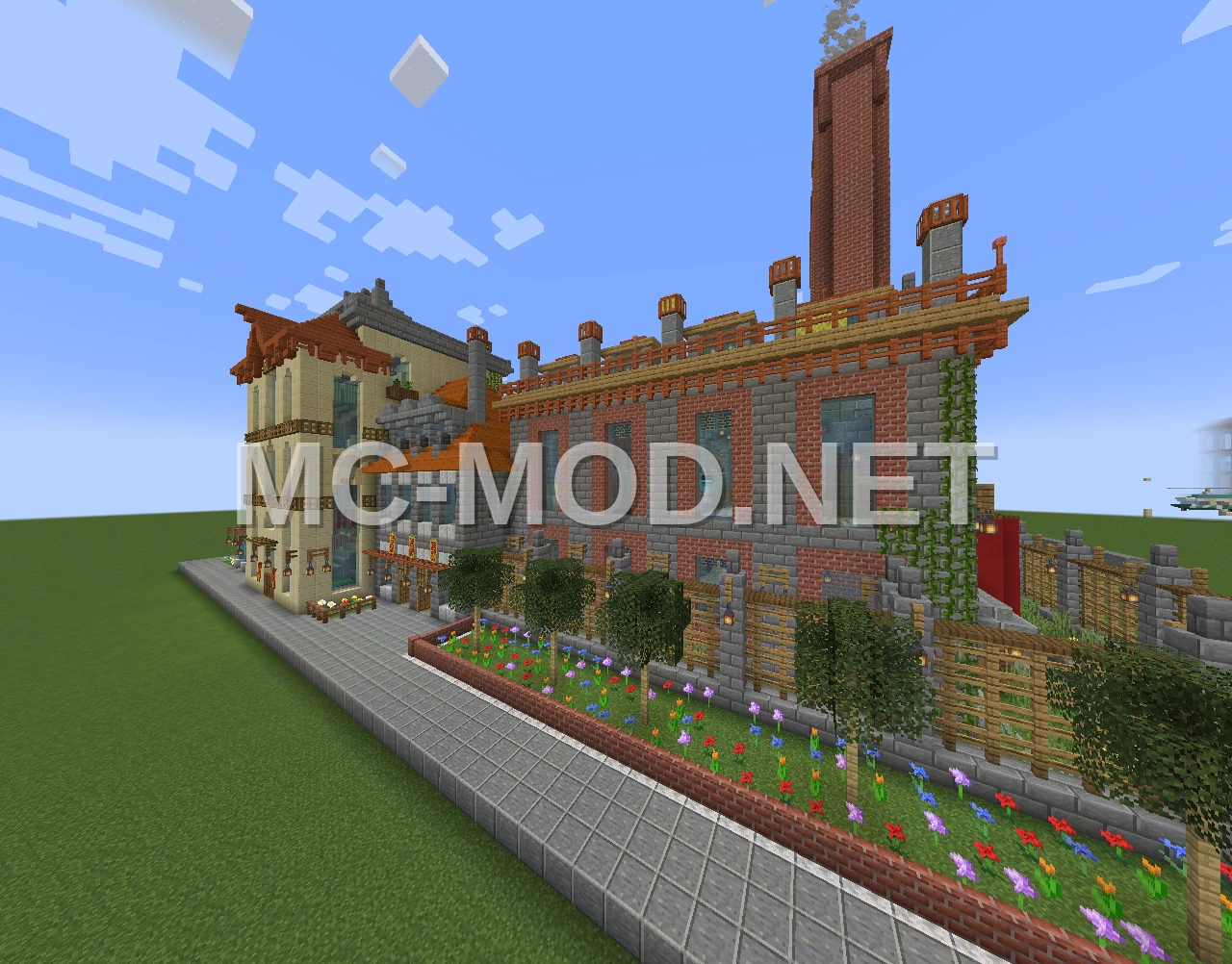 Functional Dye Factory and Flower Farm
