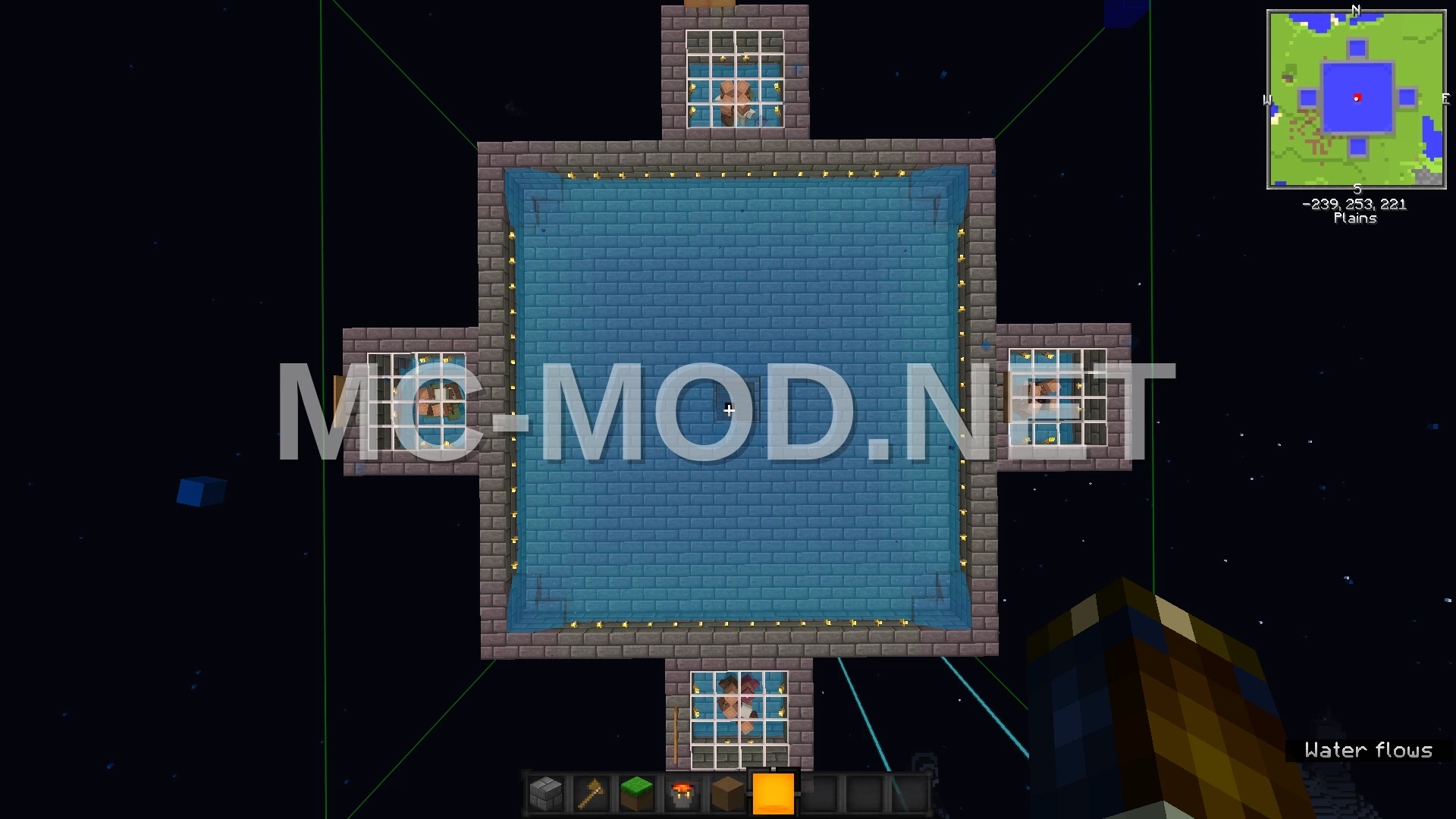 Efficient Iron Farm Structure