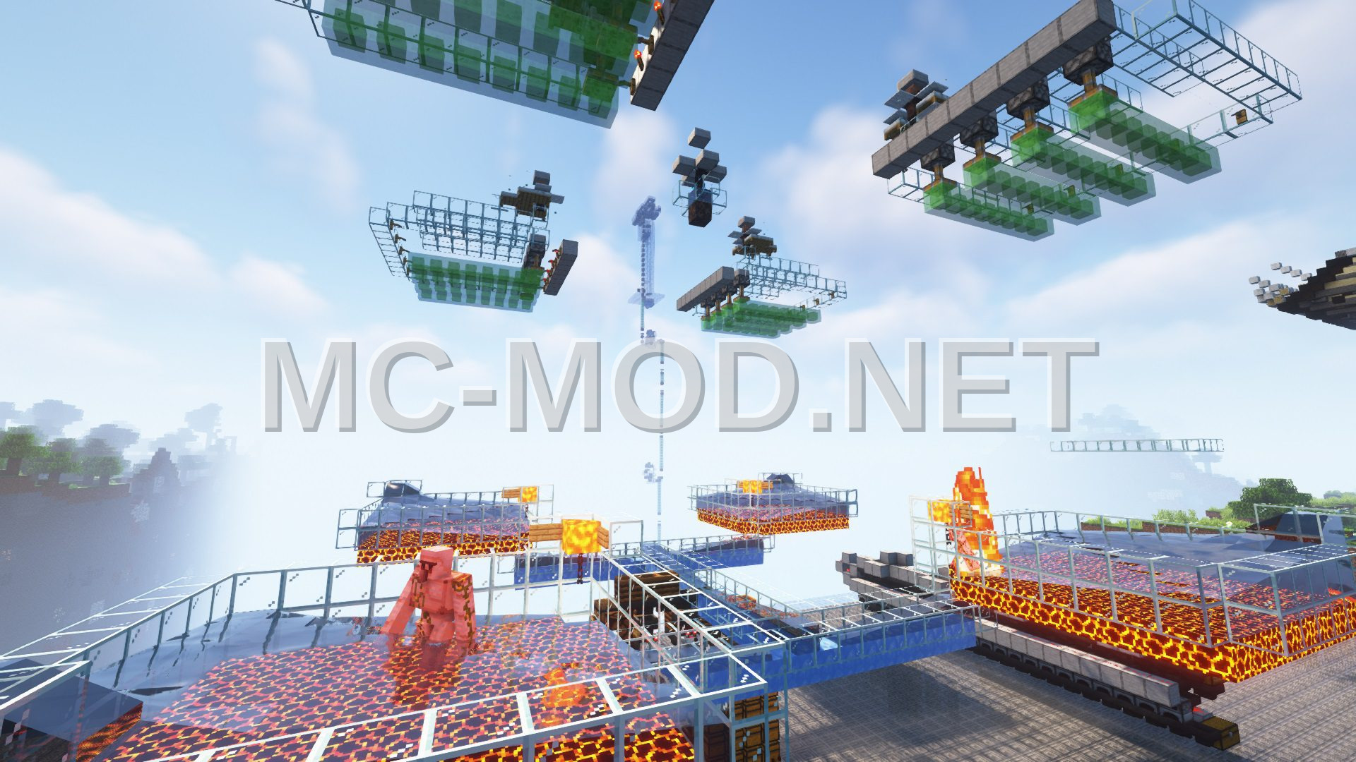 Efficient Minecraft Iron Farm With Sorting