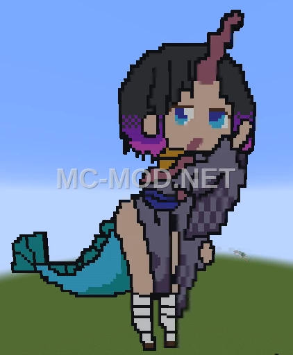 Elma Dragon Maid Pixel Art