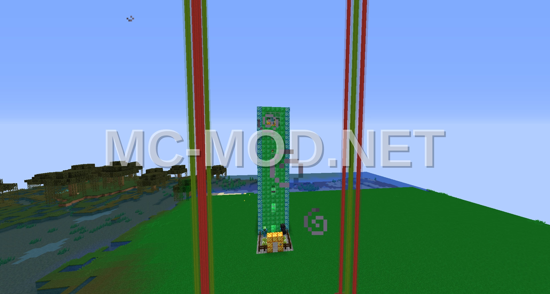 Emerald Skyscraper Tower