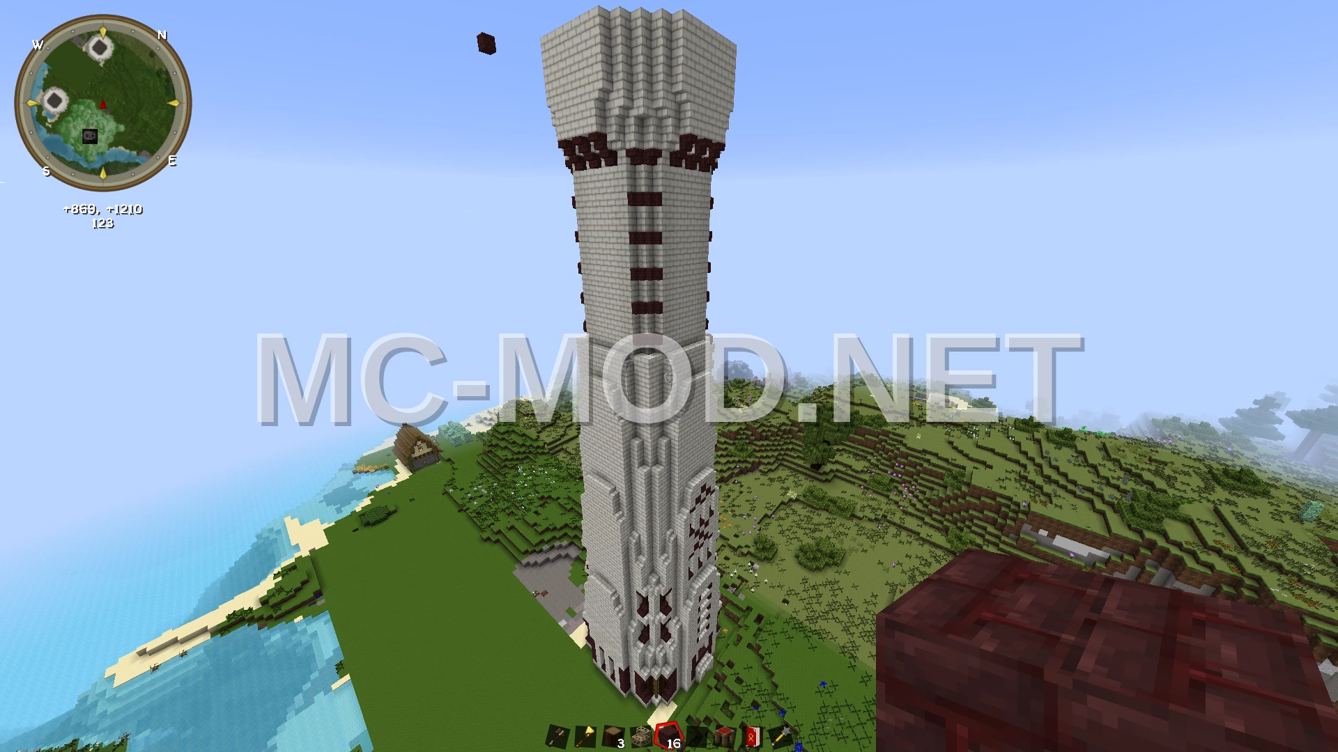 Enchanted Wizard Tower – Redstone Accents