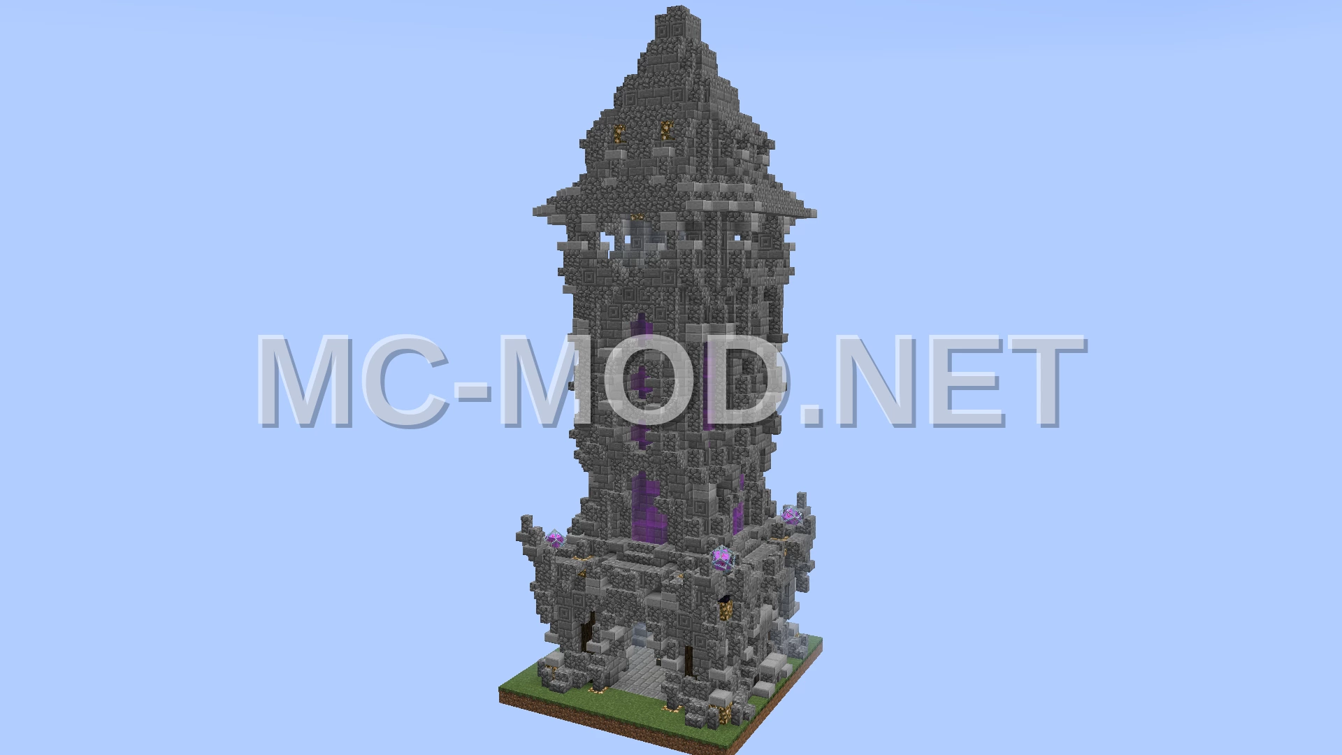 Stone Brick Wizard Tower