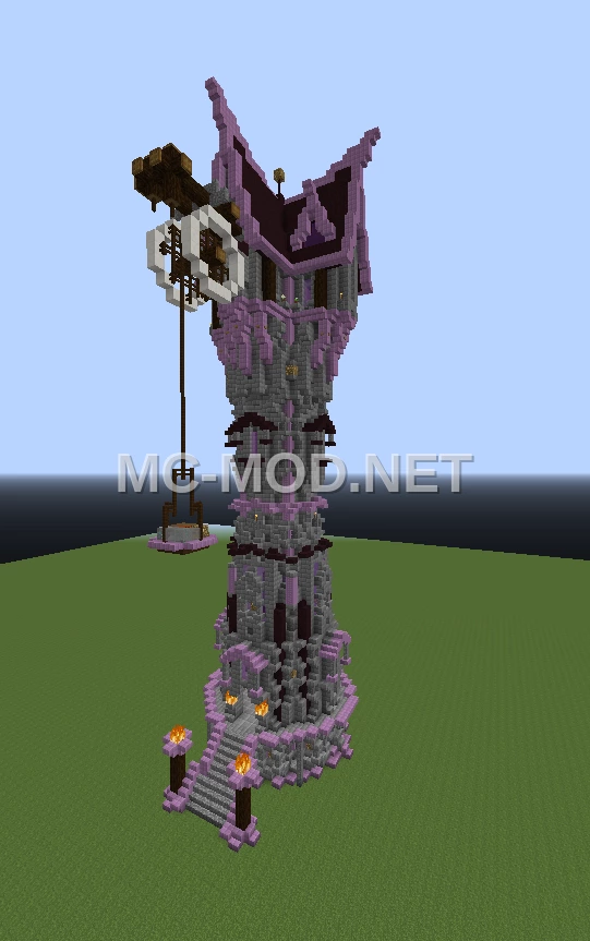 Enchanting Purple Wizard Tower