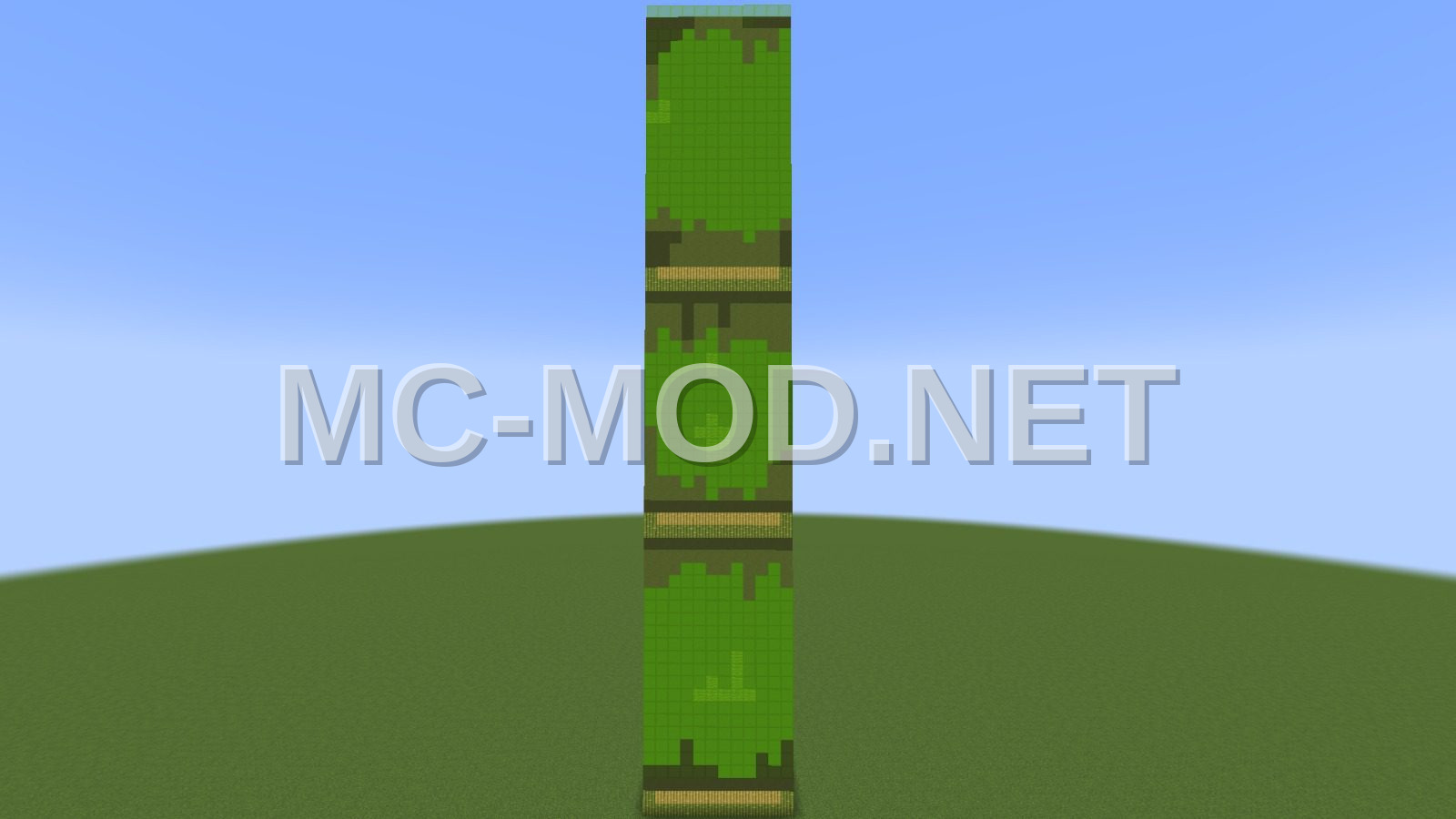 Expandable Bamboo Farm With Giant Decoration