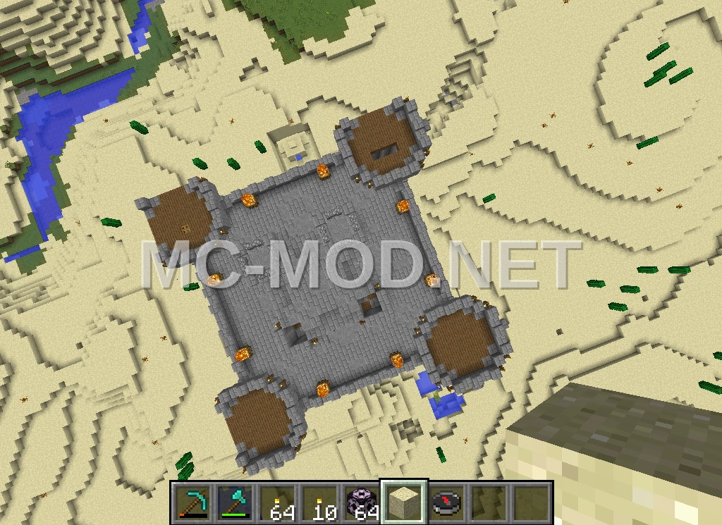 Exploded Medieval Fortress Schematic