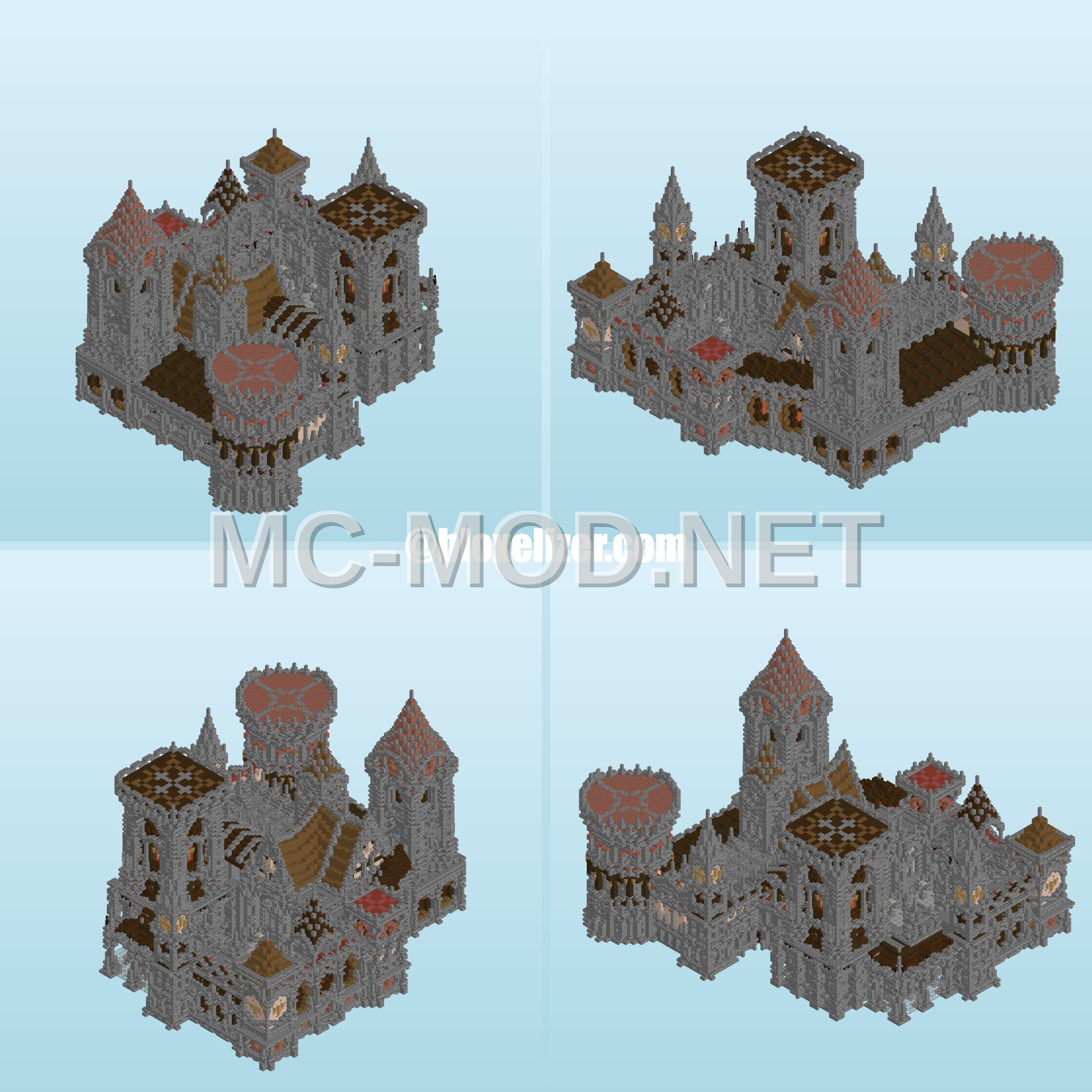 Fantasy Castle – Stone Brick Exterior